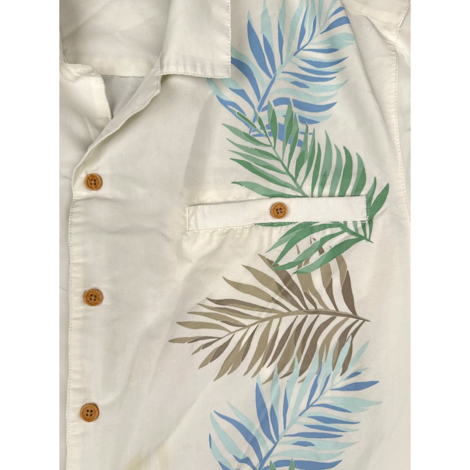 Vintage Scandia Woods Shirt Men White Floral Extra Large Button Rayon Hawaiian READ Size US XL / EU 56 / 4 - 7 Thumbnail