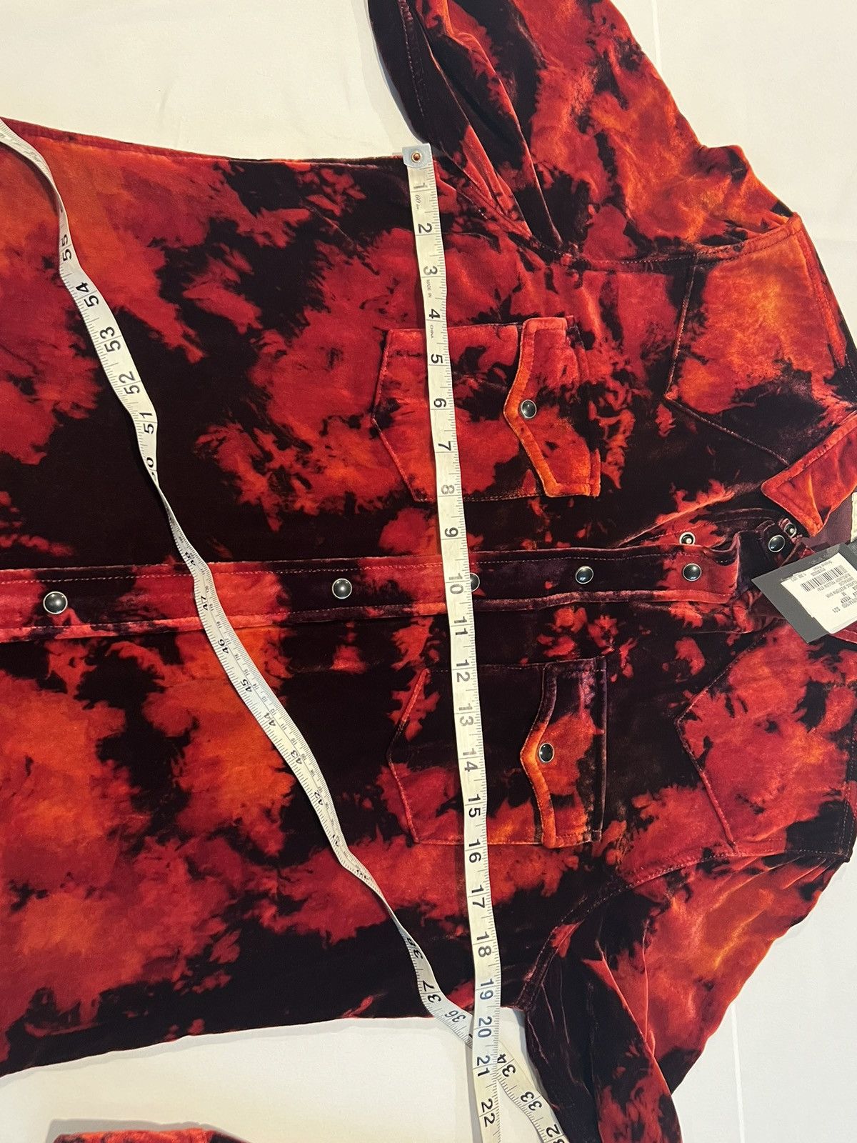 Saint Laurent Paris Saint Laurent men’s Devore velvet shirt. M. $1350 Size US M / EU 48-50 / 2 - 9 Thumbnail