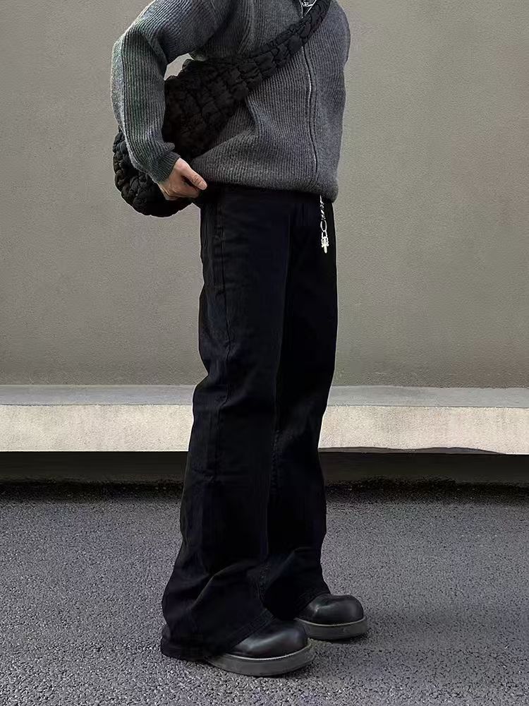 Japanese Brand × Jean High Street Black Machete Micro Flare Jeans Size US 30 / EU 46 - 3 Thumbnail