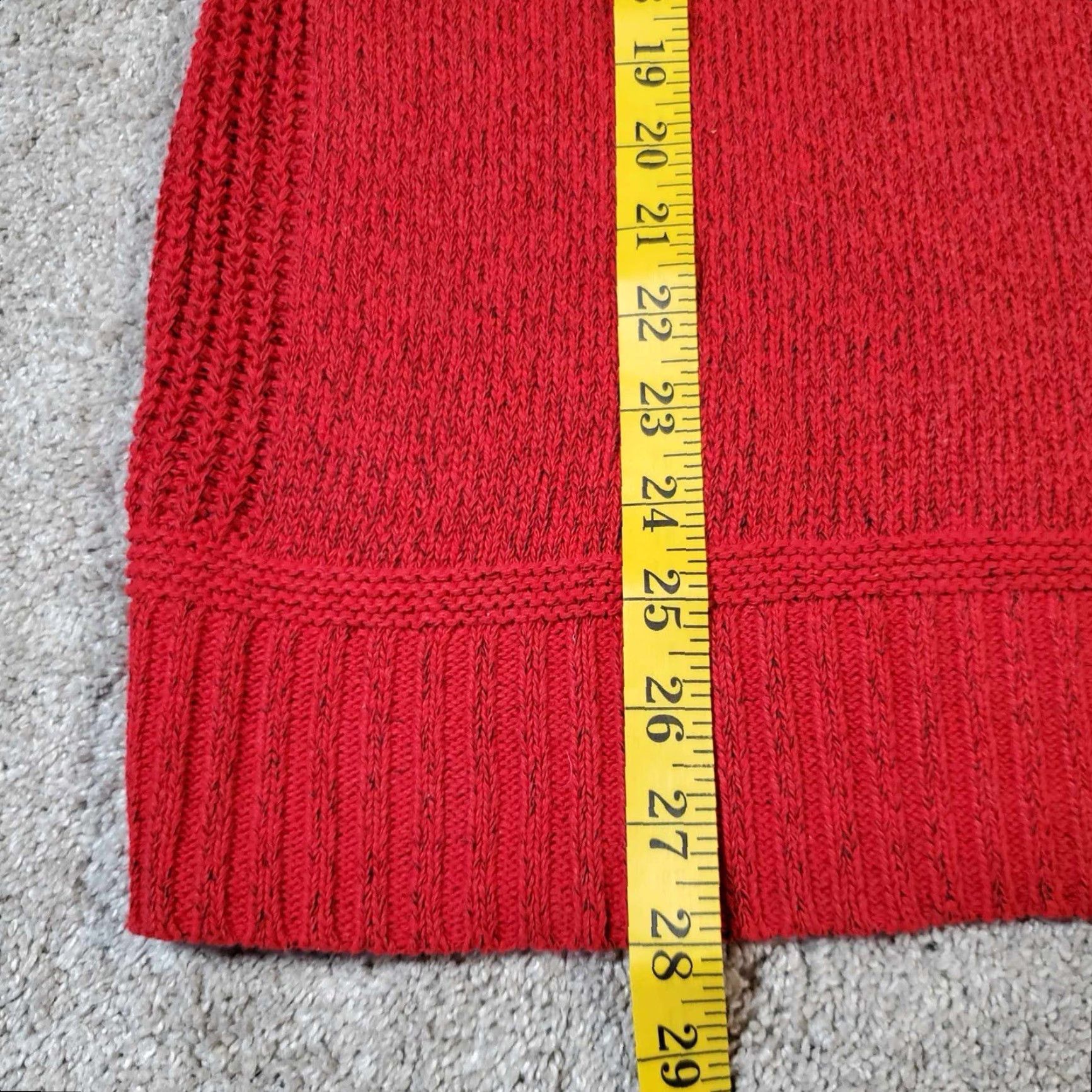 Vintage Vintage JC Fone Sweater Elbow Patch Long Sleeve Pull Over Red Knit Medium M Size US M / EU 48-50 / 2 - 6 Thumbnail