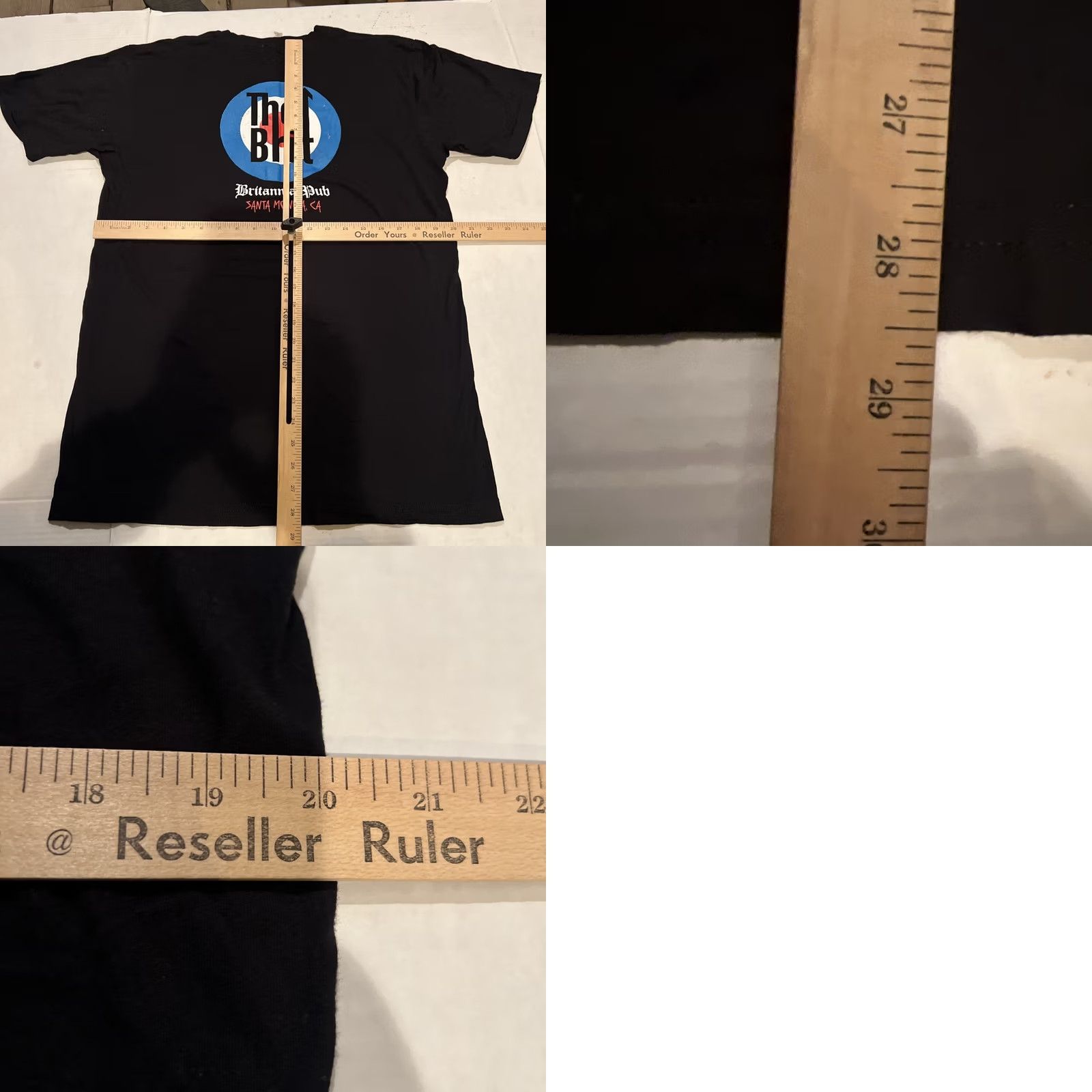 American Apparel VINTAGE The Brit Britannia’s Pub Santa Monica Bullseye Logo Shirt Large Mens Black Cotton Short Sleeve Crew Neck Tee American Apparel Size US L / EU 52-54 / 3 - 8 Thumbnail
