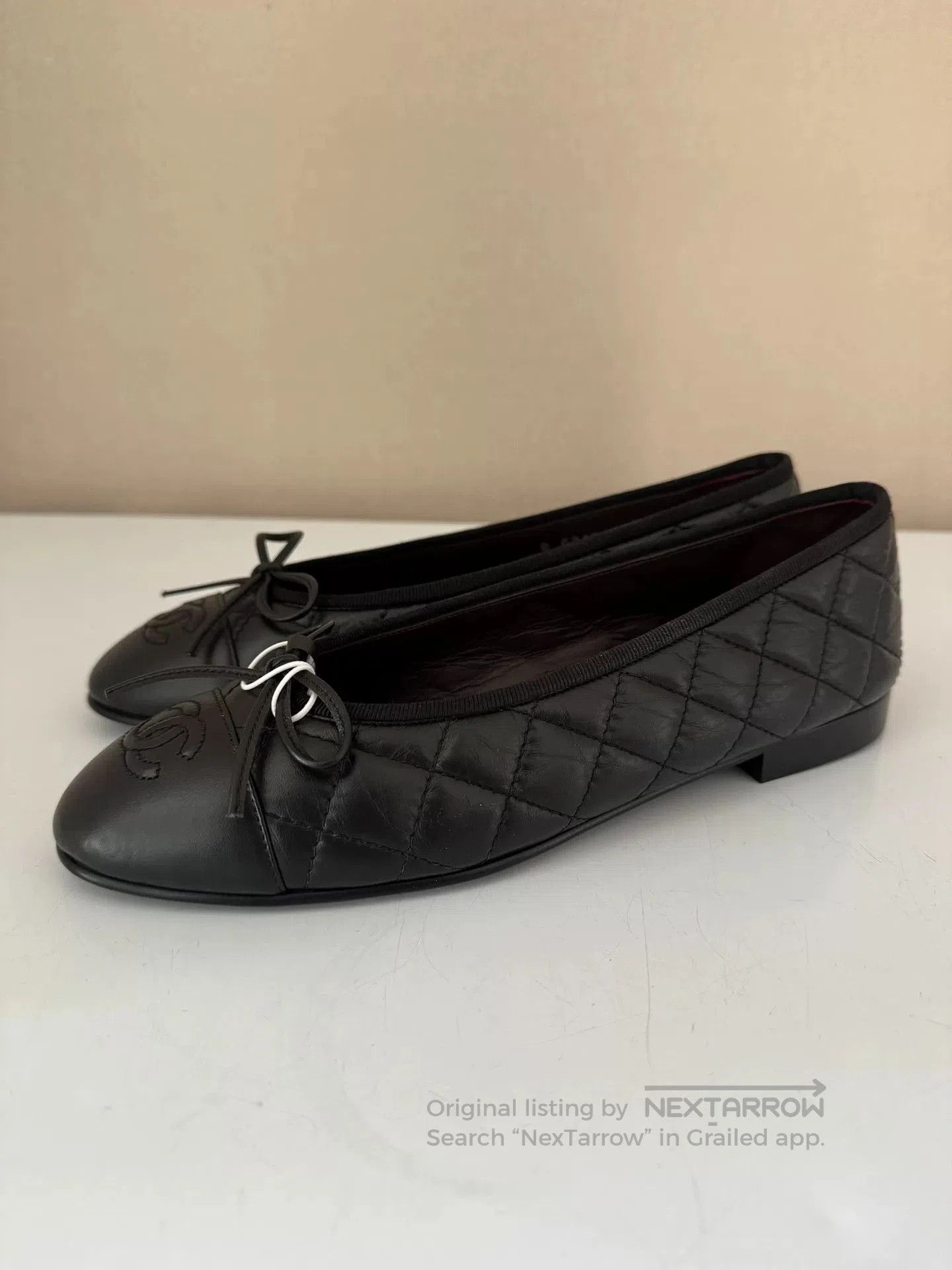 Chanel Chanel Black Quilted Mary Jane Shoes 37.5. Size US 6.5 / IT 36.5 - 1 Thumbnail