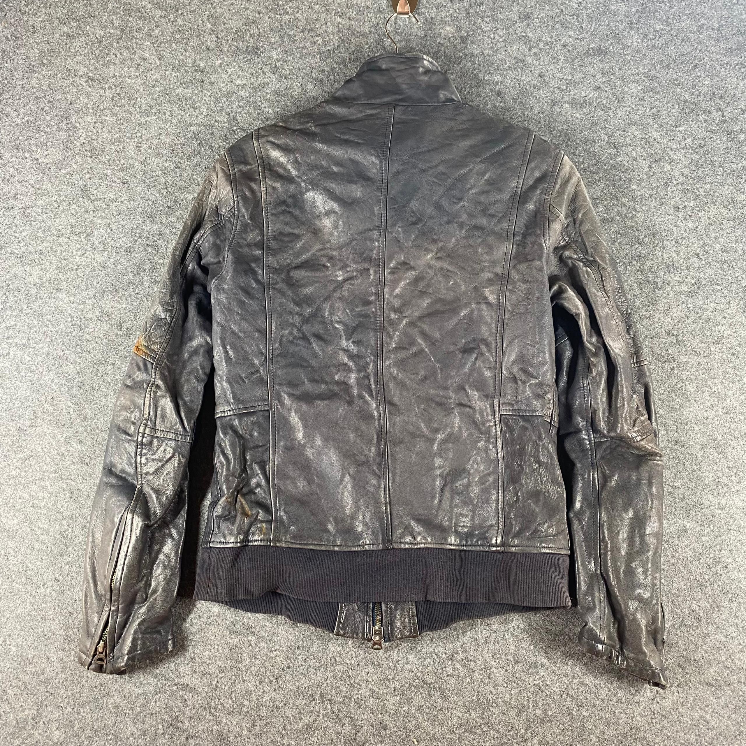Japanese Brand Vintage Shama Motorcycles Leather Jacket Size US M / EU 48-50 / 2 - 6 Thumbnail