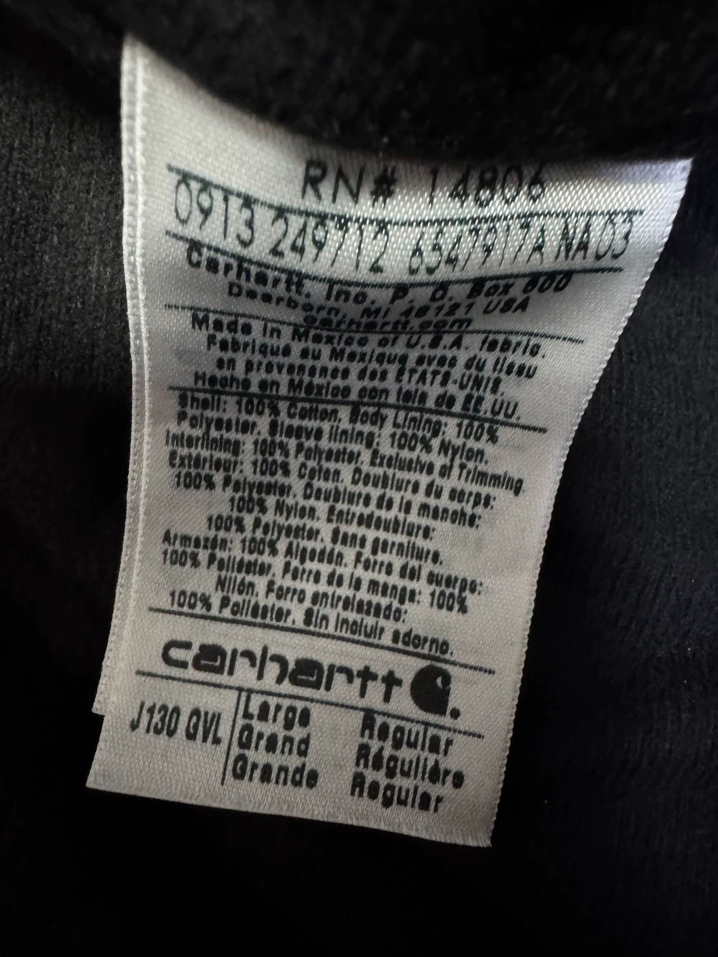Carhartt Carhartt J130 Vintage GVL L Hooded Work Jacket '13 Size US L / EU 52-54 / 3 - 9 Thumbnail