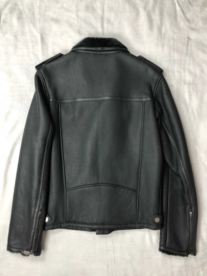 Versace Versace Fur one-piece leather jacket Size US M / EU 48-50 / 2 - 2 Thumbnail