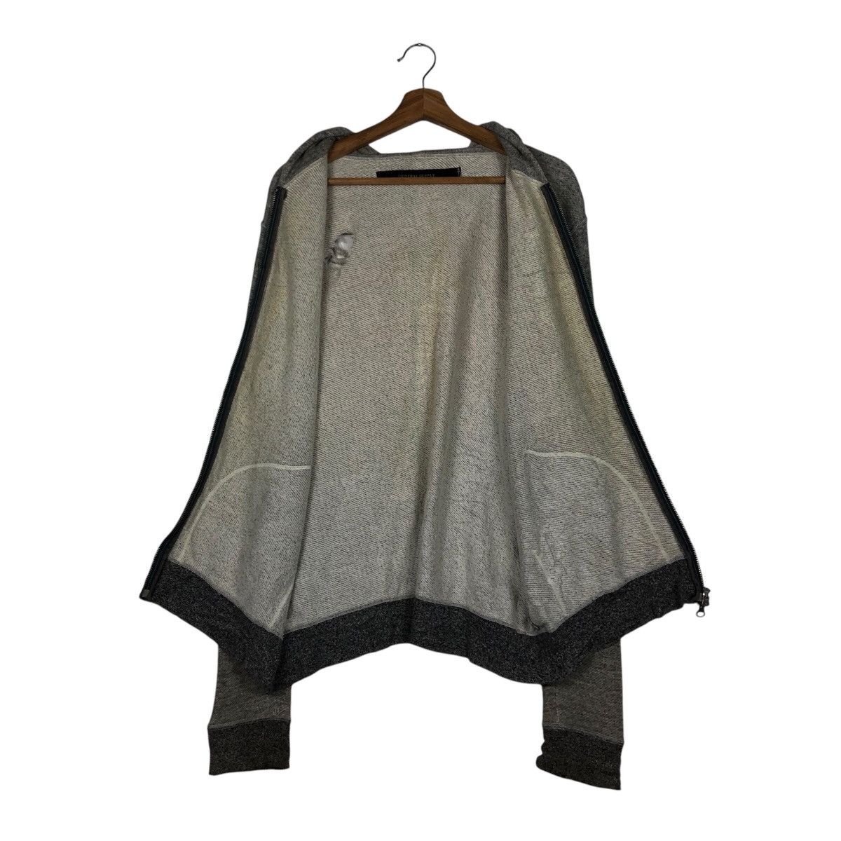 Japanese Brand General Supply Ships Issey Miyake Distressed Zipper Sweater Size US M / EU 48-50 / 2 - 15 Thumbnail