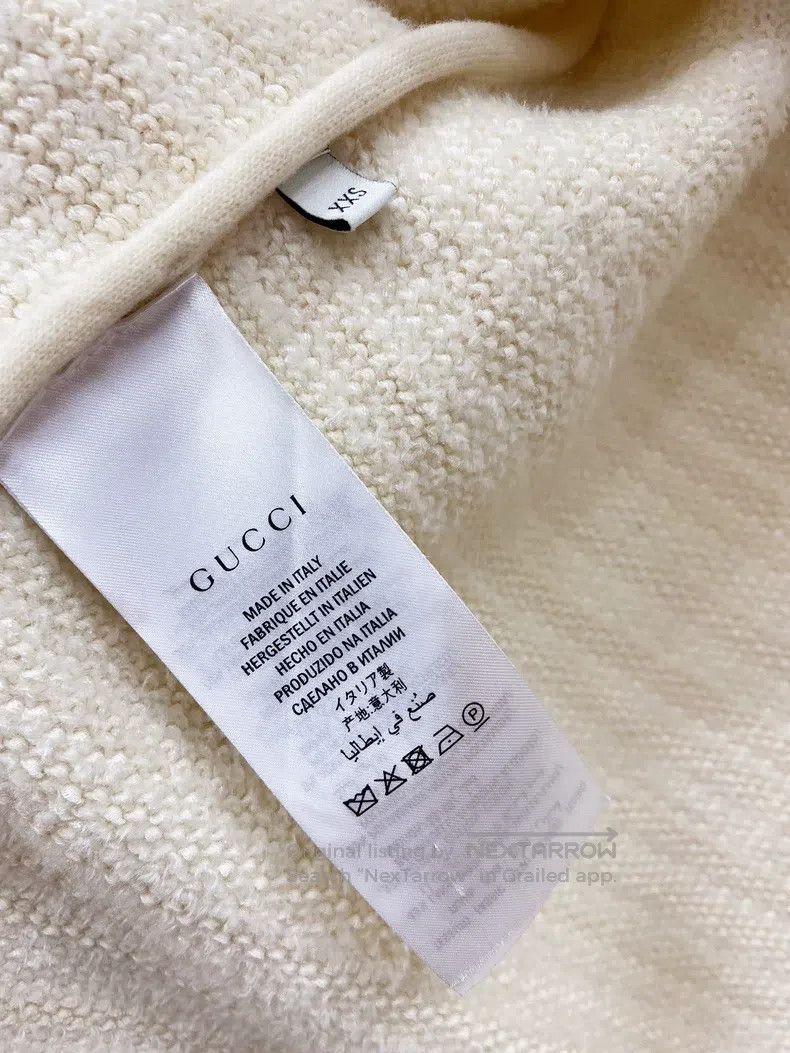 Gucci gucci Early autumn beige knitted cardigan fashion versatil Size XXS / US 00 / IT 34 - 6 Thumbnail
