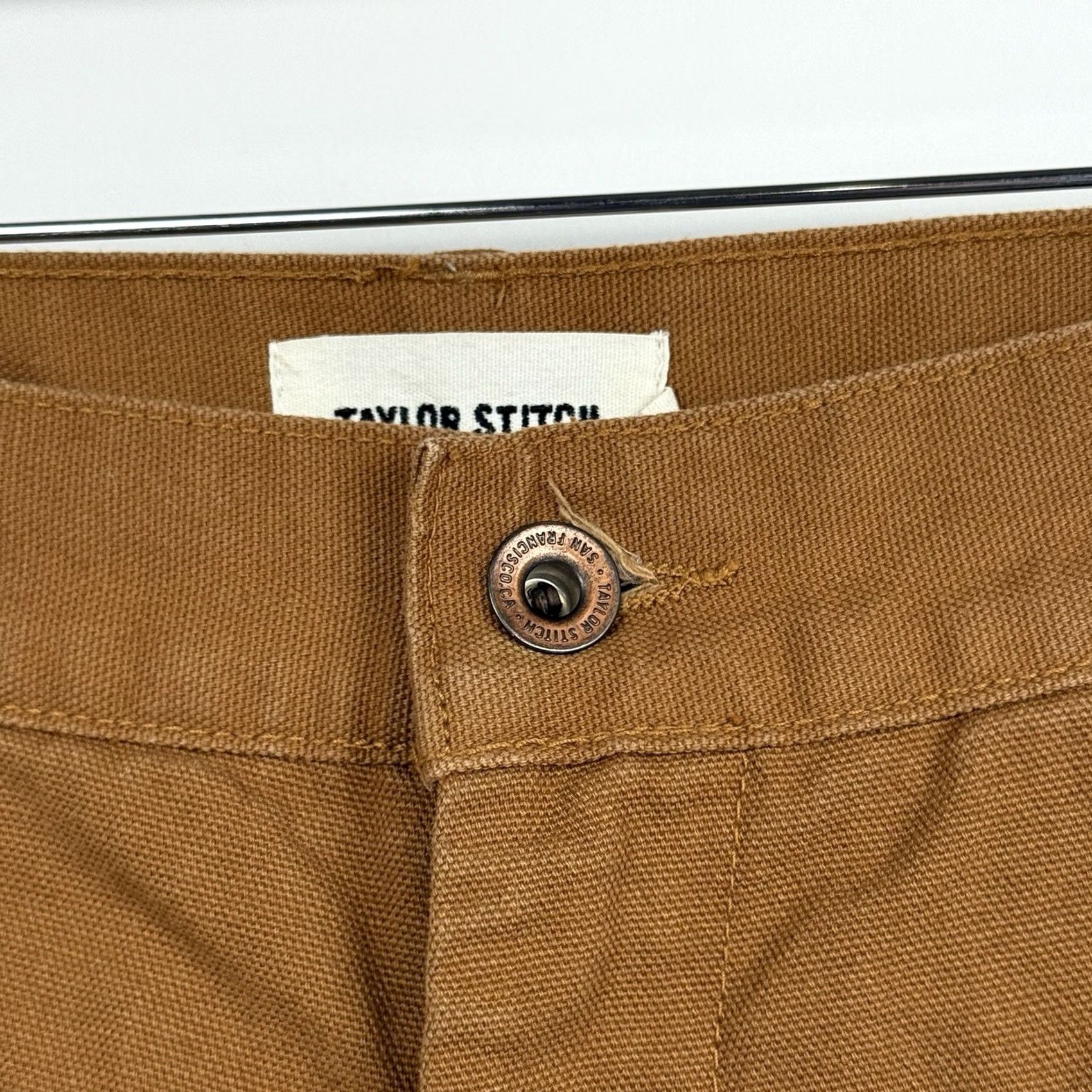 Taylor Stitch Taylor Stitch Shorts Mens 30 100% Cotton Canvas Brown 8” Inseam Size US 30 / EU 46 - 3 Thumbnail