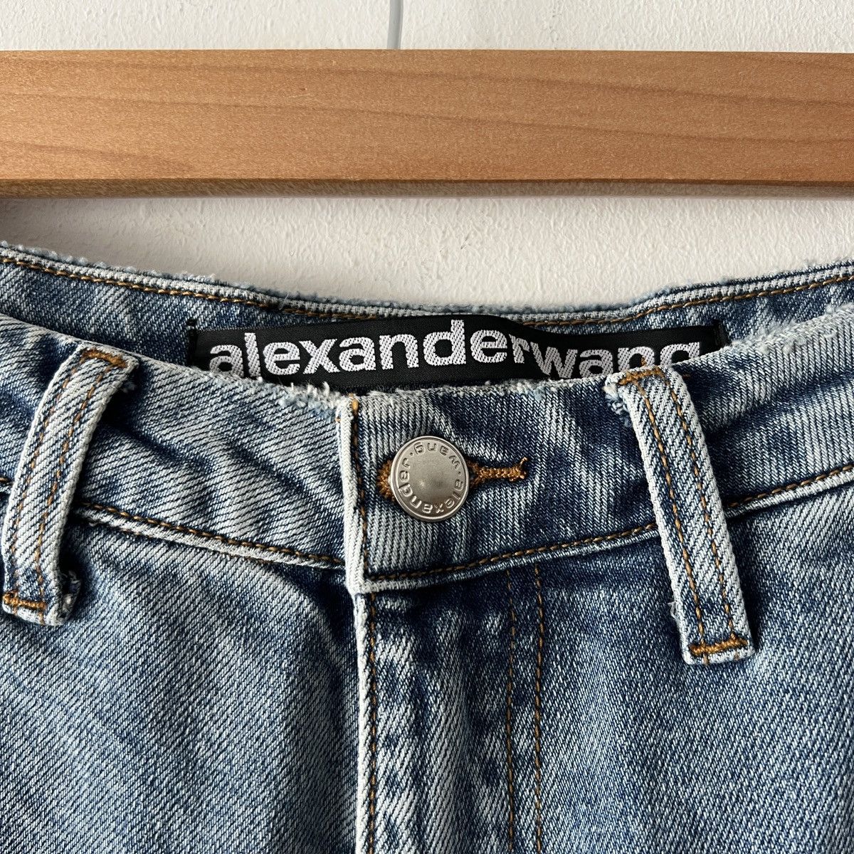 Alexander Wang Alexander Wang Blue Cotton Jeans Size 25" / US 0 / IT 36 - 7 Thumbnail