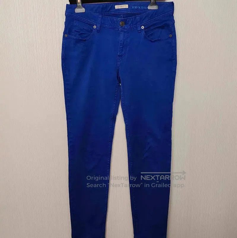Burberry Burberry Blue Cotton Women's Denim Pants. Size 27" / US 4 / IT 40 - 1 Thumbnail