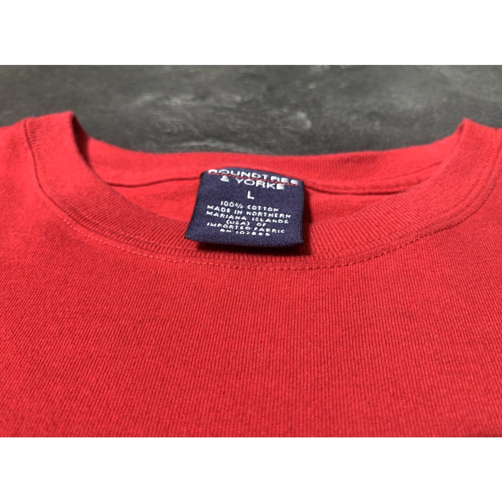 Roundtree & Yorke ROUNDREE & YORKE Red Crew Neck T-Shirt Large 100% Cotton Mens Size US L / EU 52-54 / 3 - 5 Thumbnail