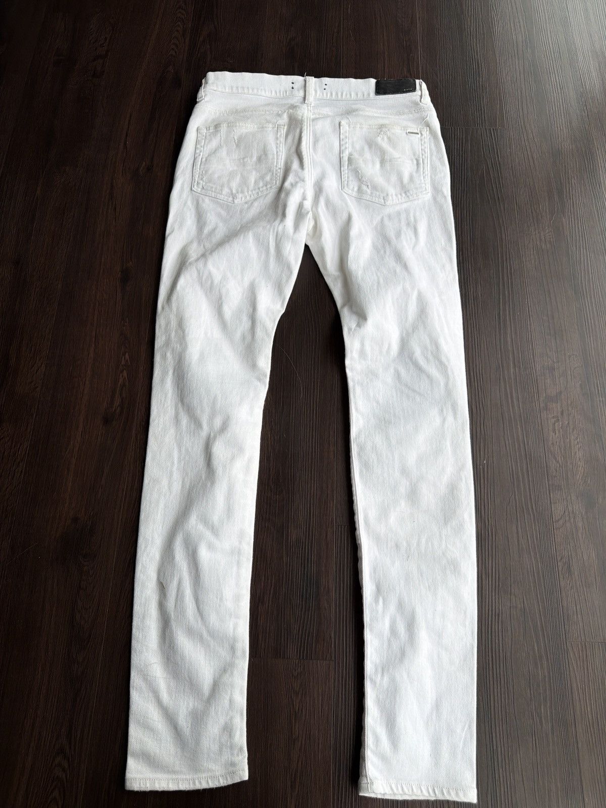 Amiri Amiri All White Patch MX1 Size US 34 / EU 50 - 3 Thumbnail
