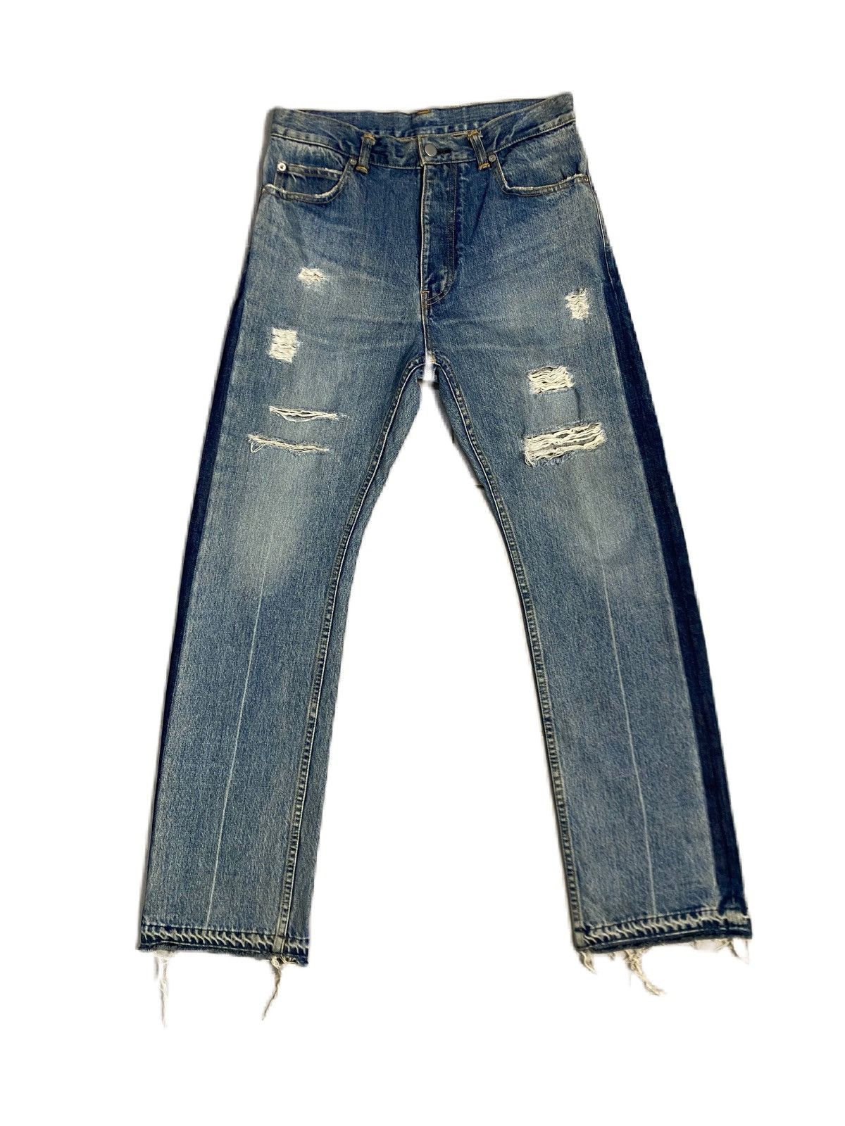 Japanese Brand JAPAN BRAND LEDOME DISTRESS DESIGN RIPPED STYLE Size US 30 / EU 46 - 1 Thumbnail