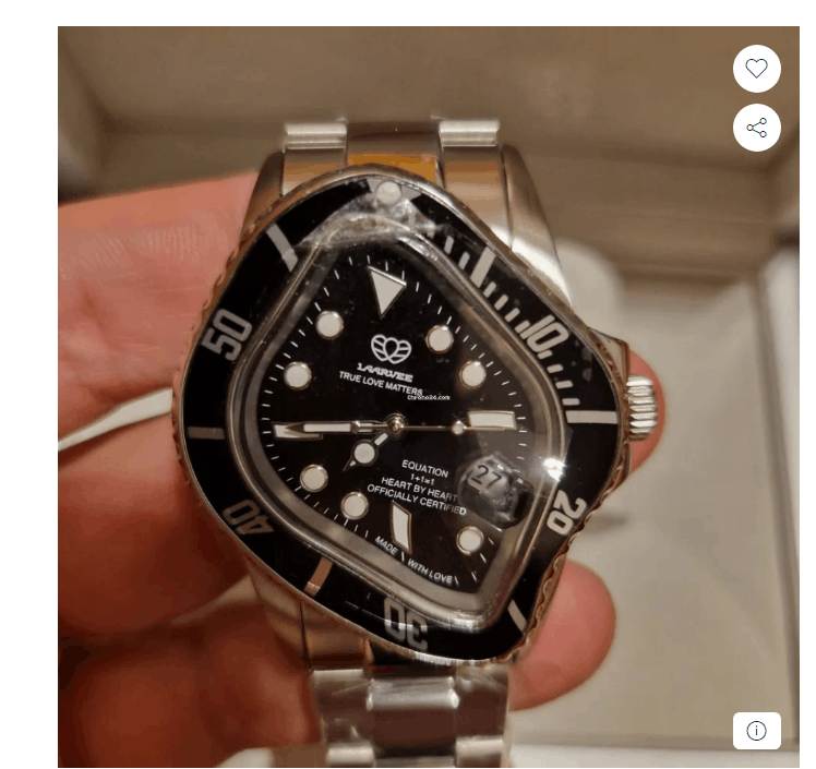 Laarvee PEA001 - Black Bezel / Black Dial Laarvee PEA001 - Black Bezel / Black Dial