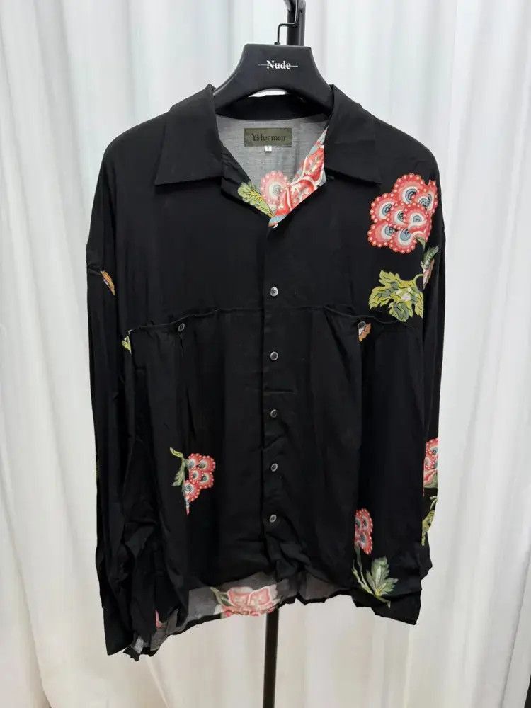 Yohji Yamamoto Sz 3 Yohji Yamamoto Y's Flower Print Shirt Size US L / EU 52-54 / 3 - 1 Thumbnail