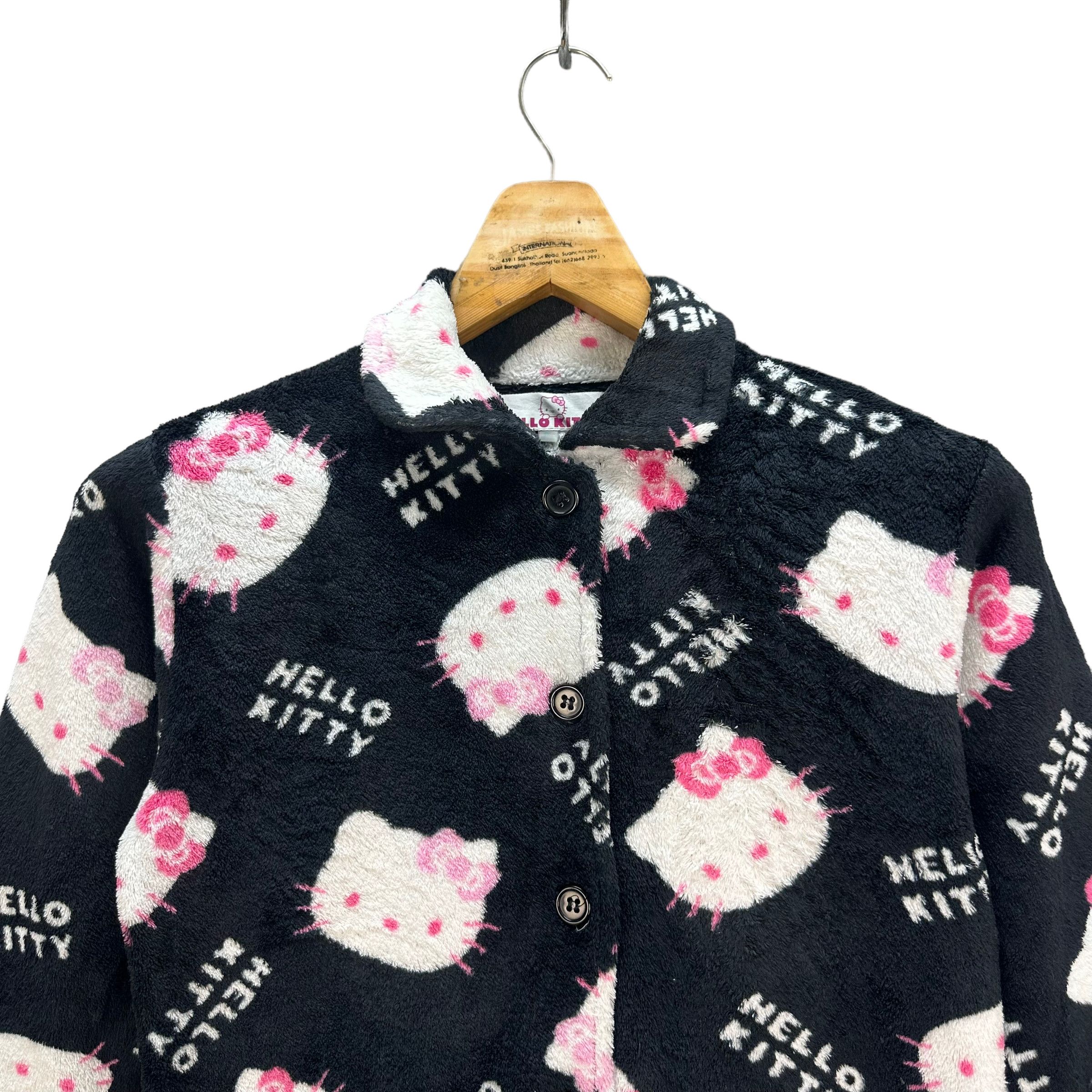 Anime HELLO KITTY FLEECE SHIRT #7867-186 Size XS / US 0-2 / IT 36-38 - 2 Thumbnail