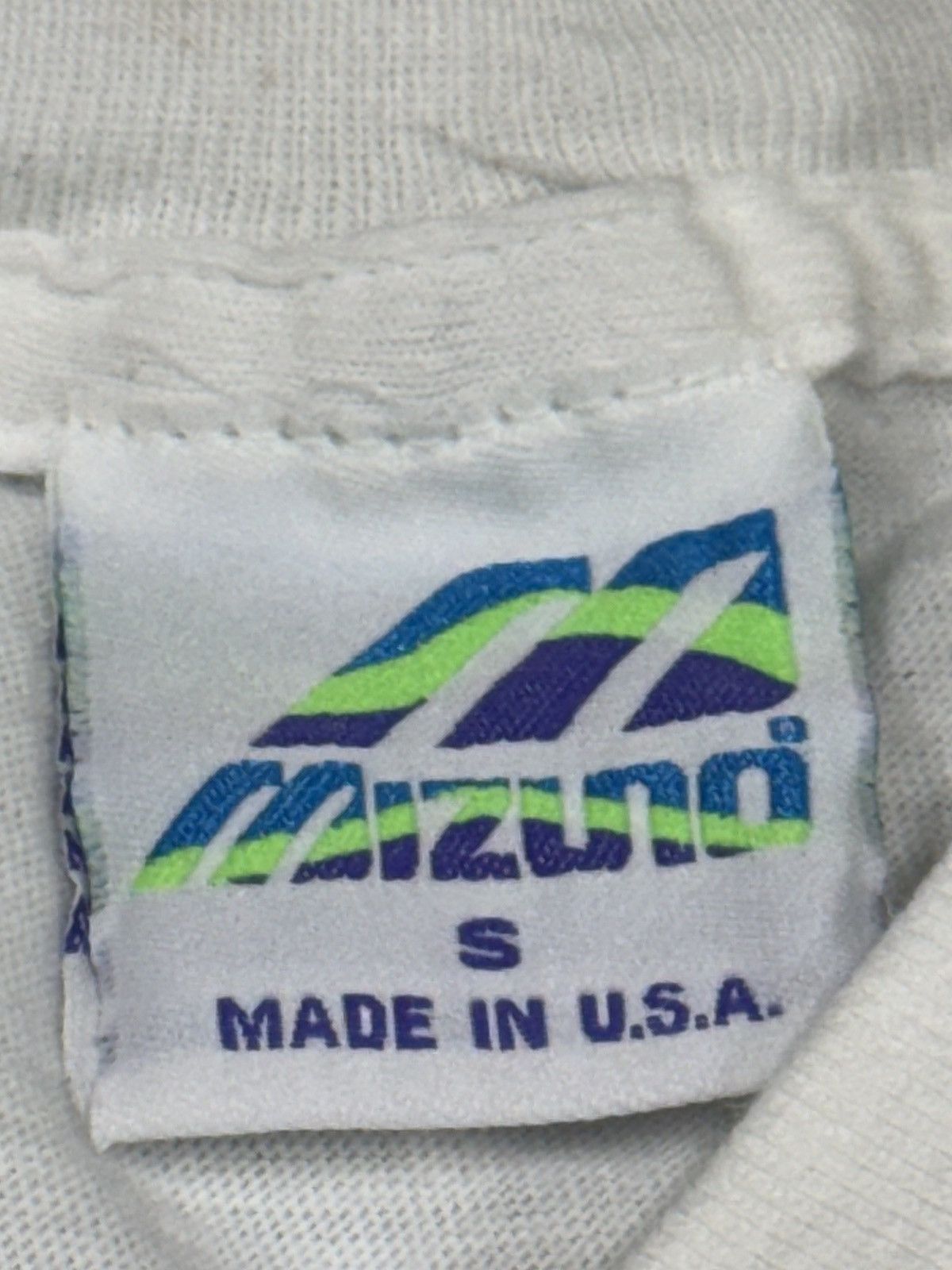 Mizuno Vintage Mizuno Made in USA Logo Tee White Small Size US S / EU 44-46 / 1 - 4 Thumbnail