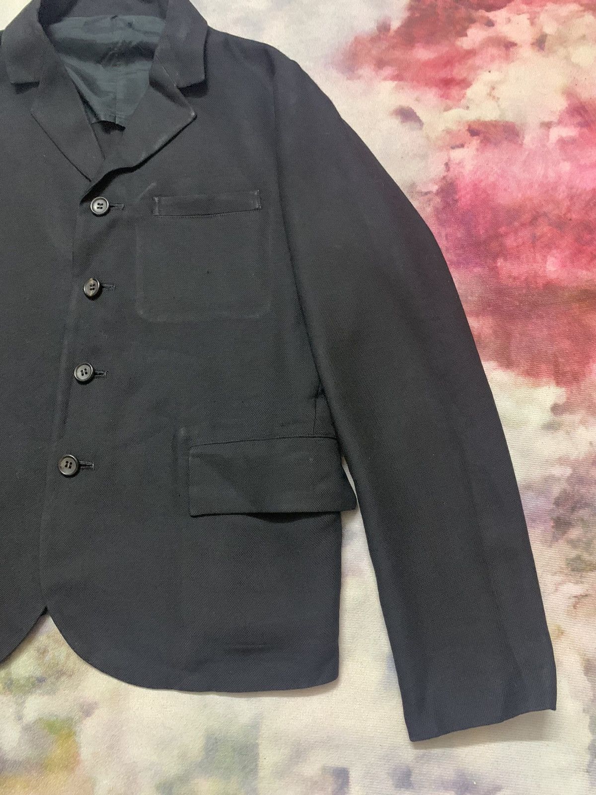 Yohji Yamamoto Yohji Yamamoto +Noir Cropped Laine Wool Rayon Size US M / EU 48-50 / 2 - 3 Thumbnail