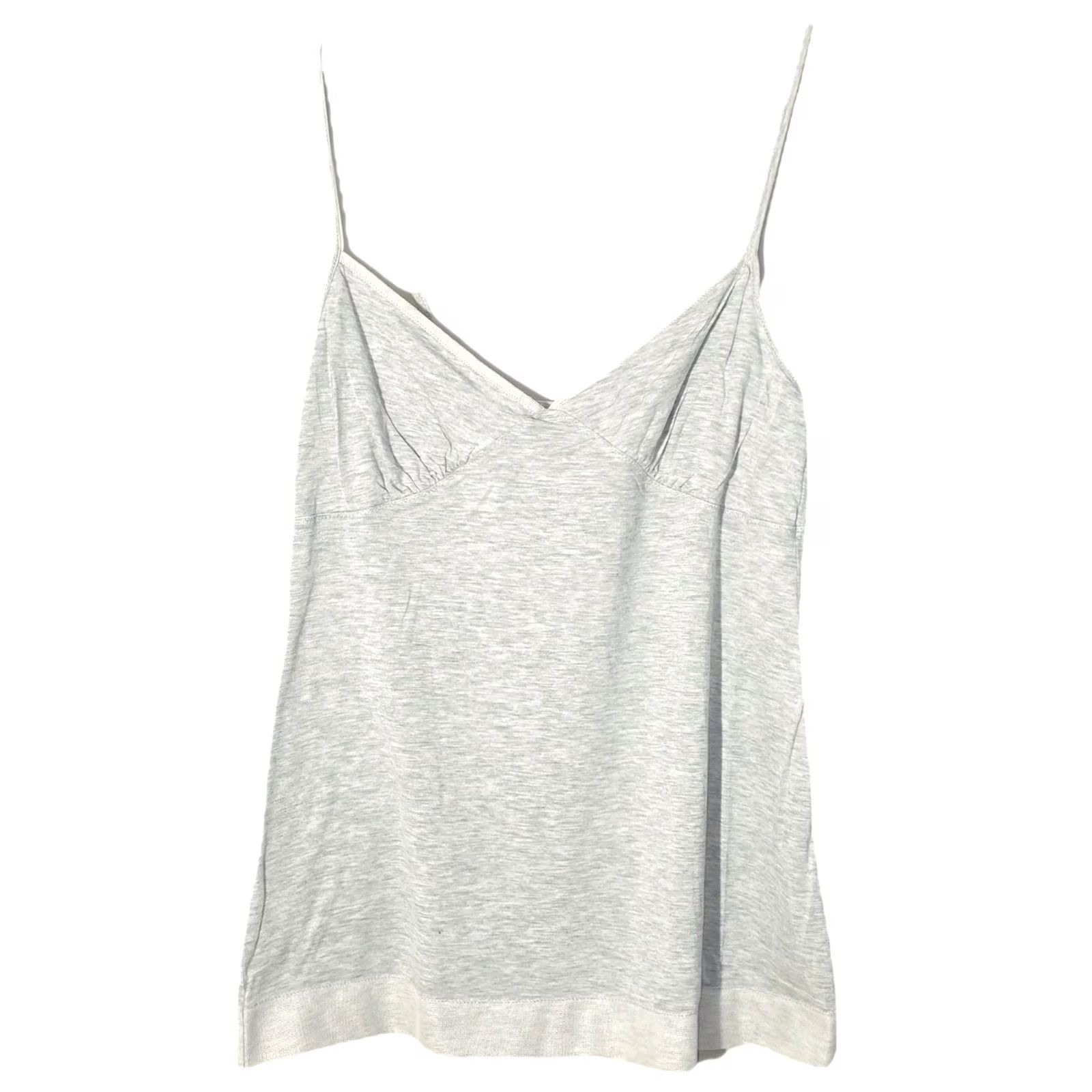 Vintage Gray Camisole Top Womens Small Sleeveless Tank Top Size S / US 4 / IT 40 - 2 Thumbnail