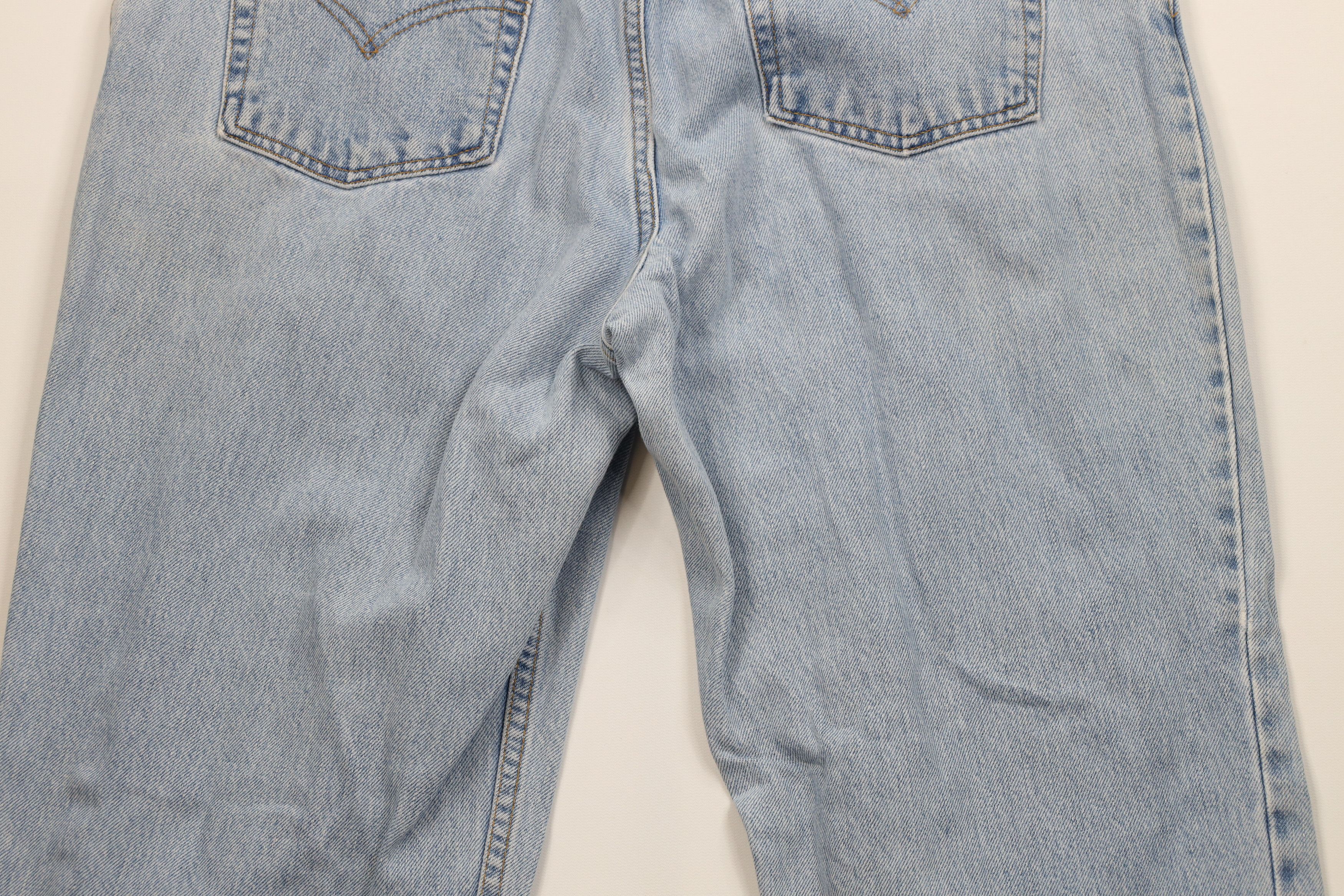 Levi's Vintage 90s Levis 550 Relaxed Fit Tapered Leg Denim Jeans Size 38" / US 16 / IT 52 - 12 Thumbnail