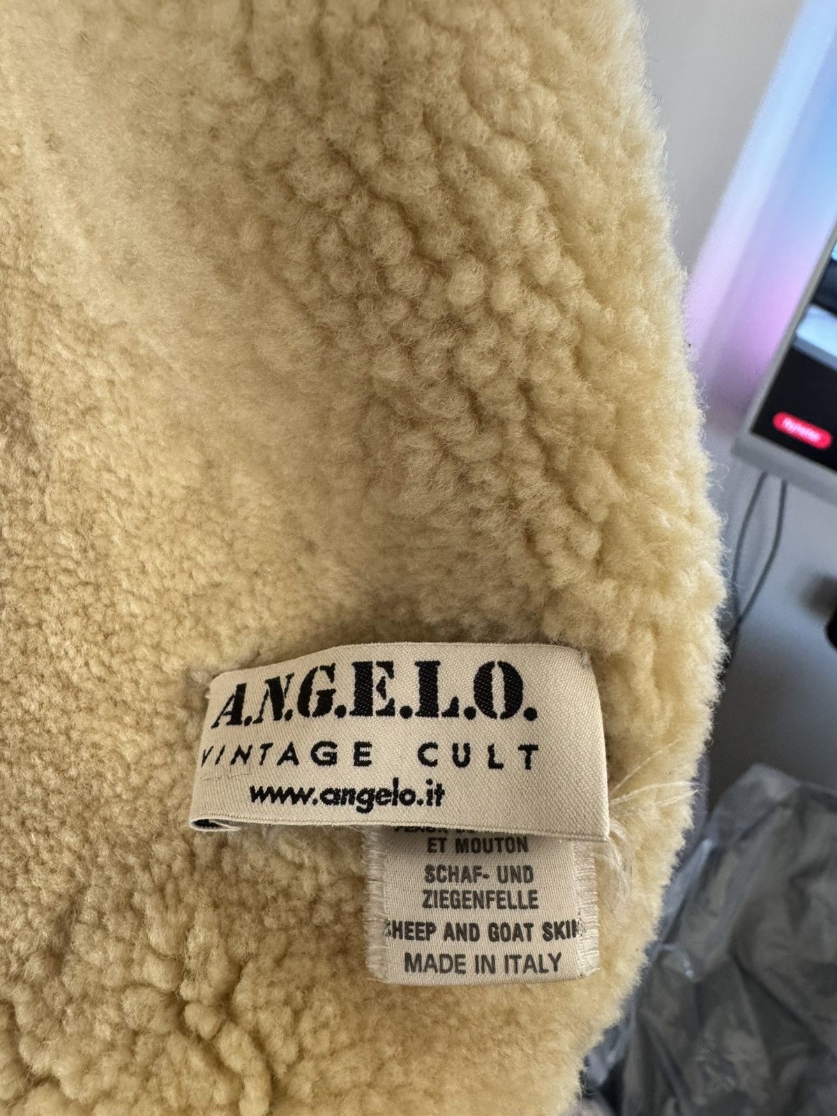 Vintage A.N.G.E.L.O Vintage Cult Shearling Jacket Size US XXL / EU 58 / 5 - 3 Thumbnail
