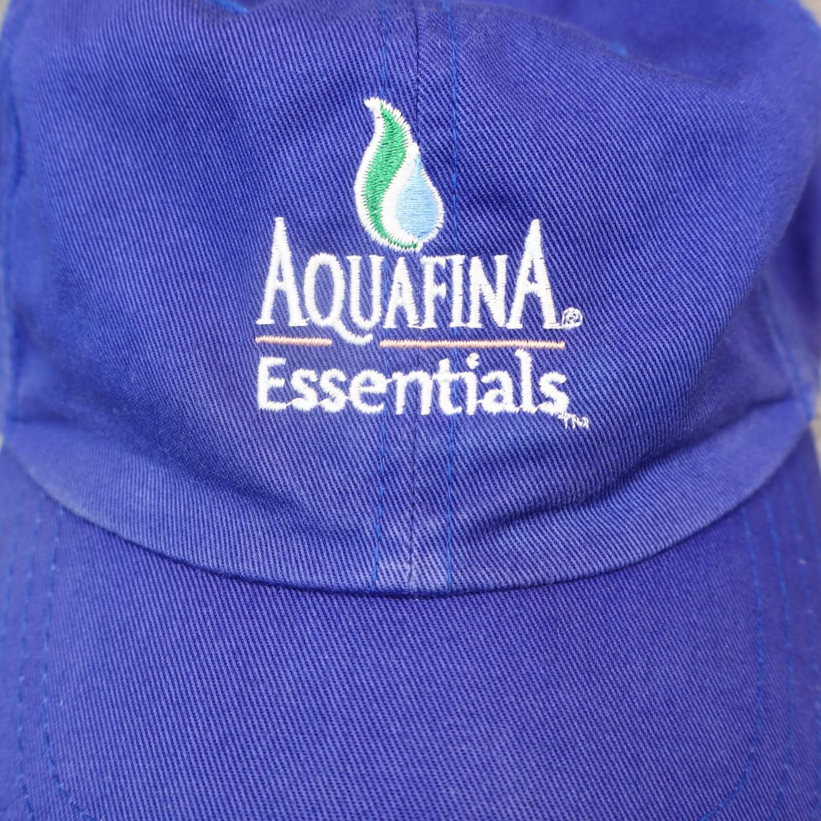 Other Aquafina Essentials Hat Men OSF Blue Strapback Cap Embroid Size ONE SIZE - 1 Thumbnail