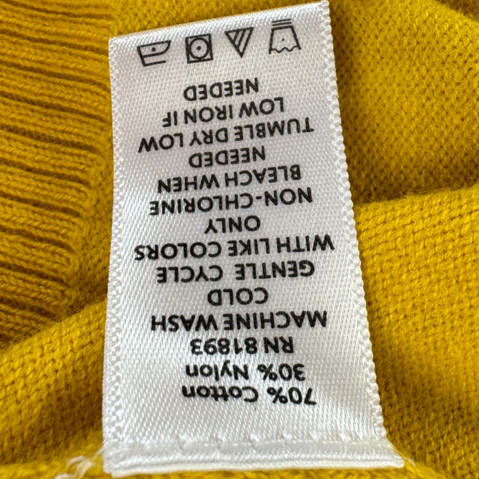 Isaac Mizrahi Isaac Mizrahi Live! Damask Crew Neck Cardigan Gold XS Size XS / US 0-2 / IT 36-38 - 4 Thumbnail