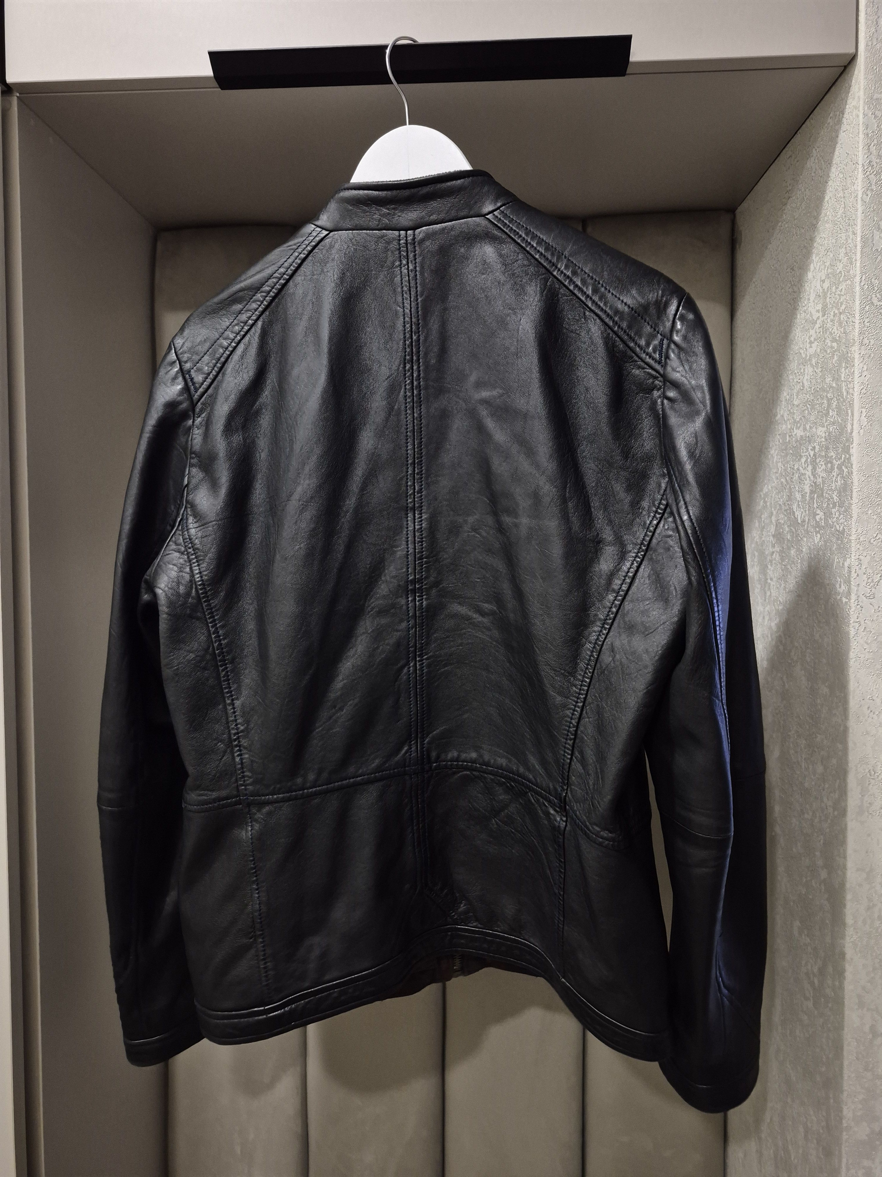 Hugo Boss Hugo boss orange leather jacket Size US M / EU 48-50 / 2 - 6 Thumbnail