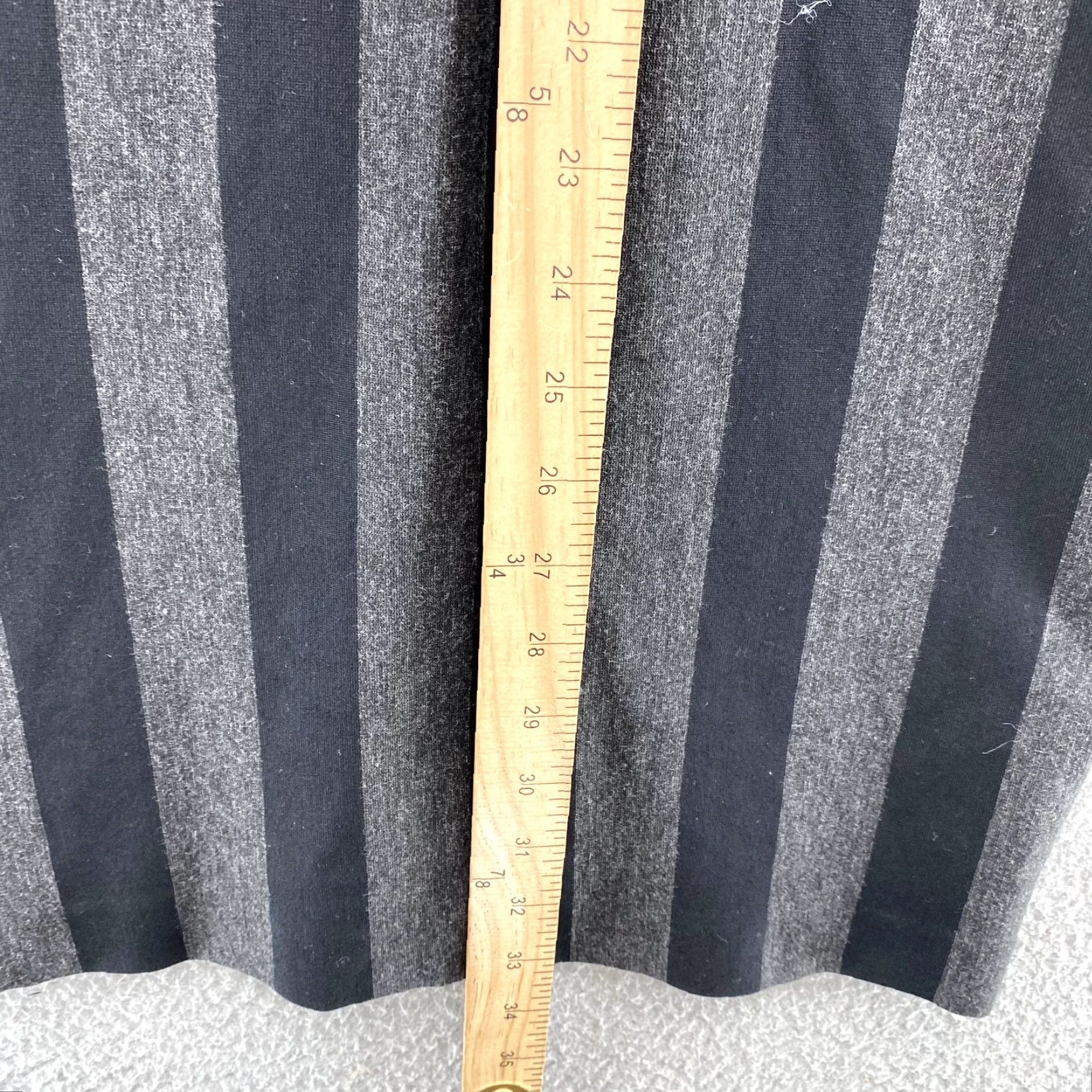Anthropologie Anthropologie Maeve Pencil Dress Women 0 Black Gray Striped Classic Corpcore Y2k Womens Size XS / US 0-2 / IT 36-38 - 5 Thumbnail