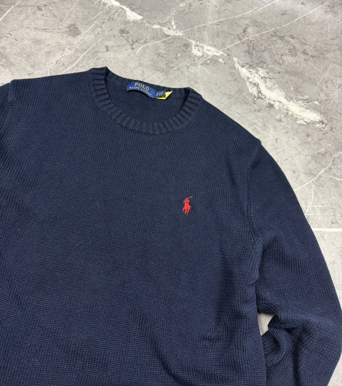 Polo Ralph Lauren Ralph Lauren Knit Sweater Navy Blue | Red Pony | Size S Size US S / EU 44-46 / 1 - 2 Thumbnail