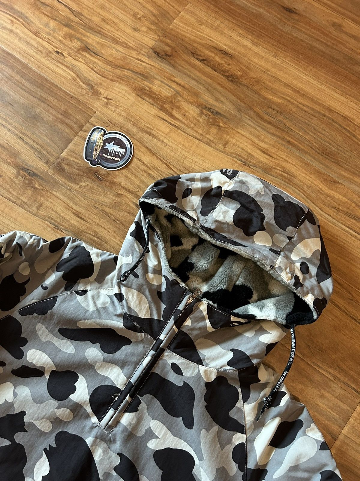 Bape OG Bape Snow Camo Quarter Zip Fleece Jacket Size US M / EU 48-50 / 2 - 5 Thumbnail