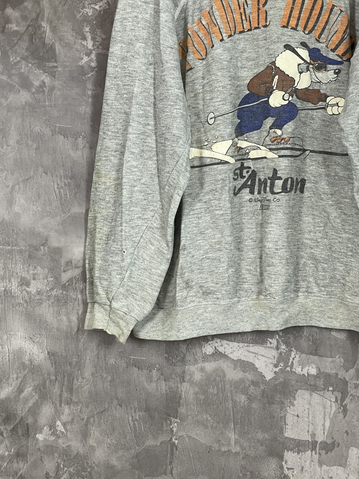 Hanes Vintage 90s Disney St.Anton Ski Y2K Crewneck Sweatshirt Size US XL / EU 56 / 4 - 5 Thumbnail