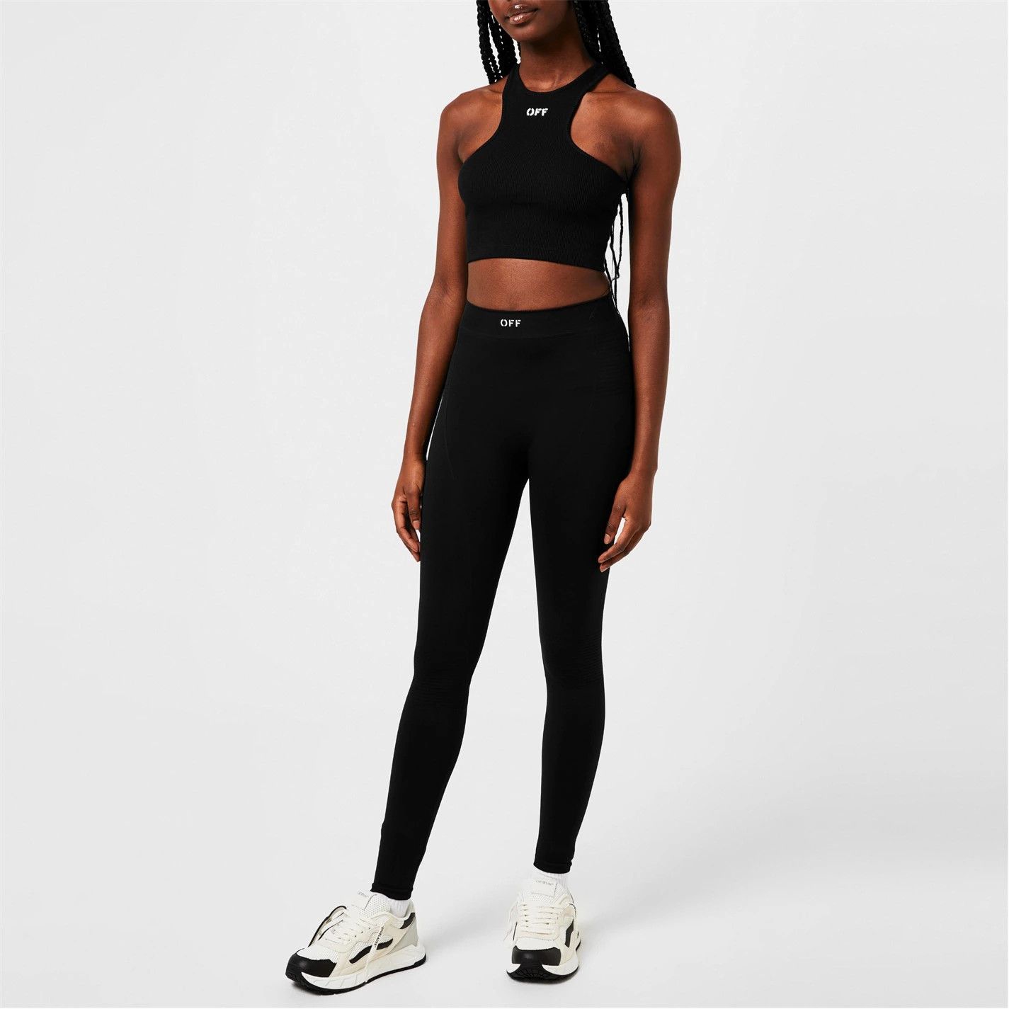 Off-White o1g2r1mq1224 Legging in Black Size 31" - 4 Thumbnail