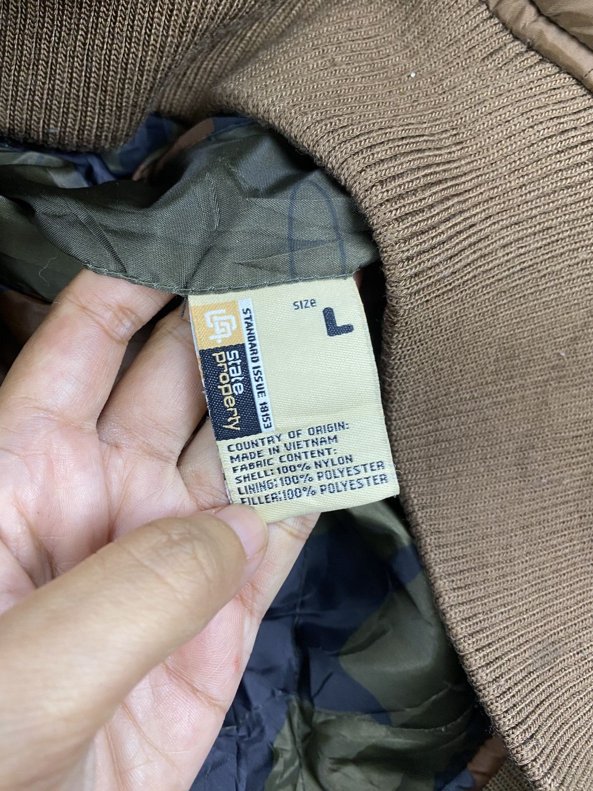 Japanese Brand Vtg State Property Camouflage Reversible Jacket Size US L / EU 52-54 / 3 - 14 Thumbnail