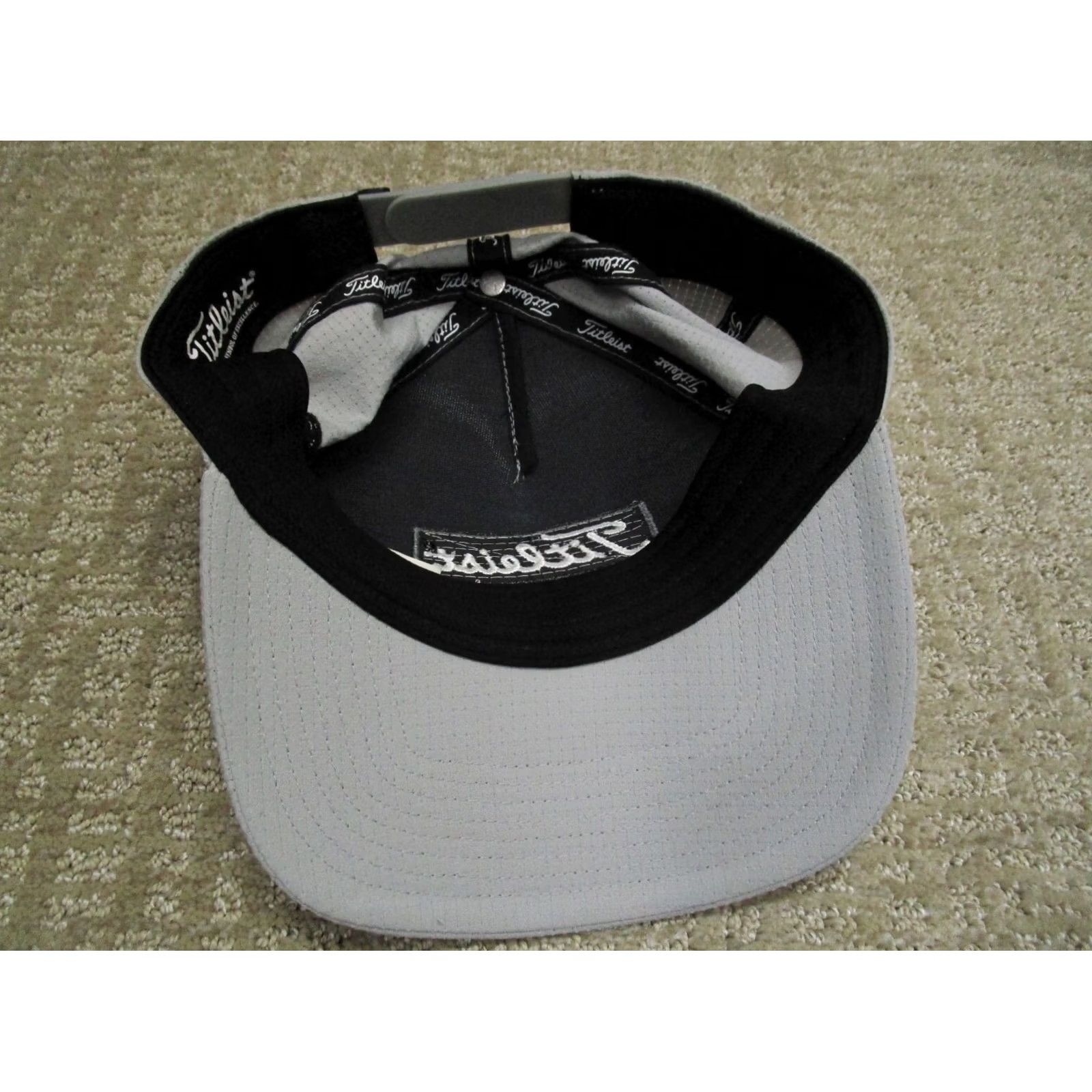 Titleist Titleist Cap Hat Snap Back Men Adjustable Gray Performance Lightweight Golfing Size ONE SIZE - 5 Thumbnail
