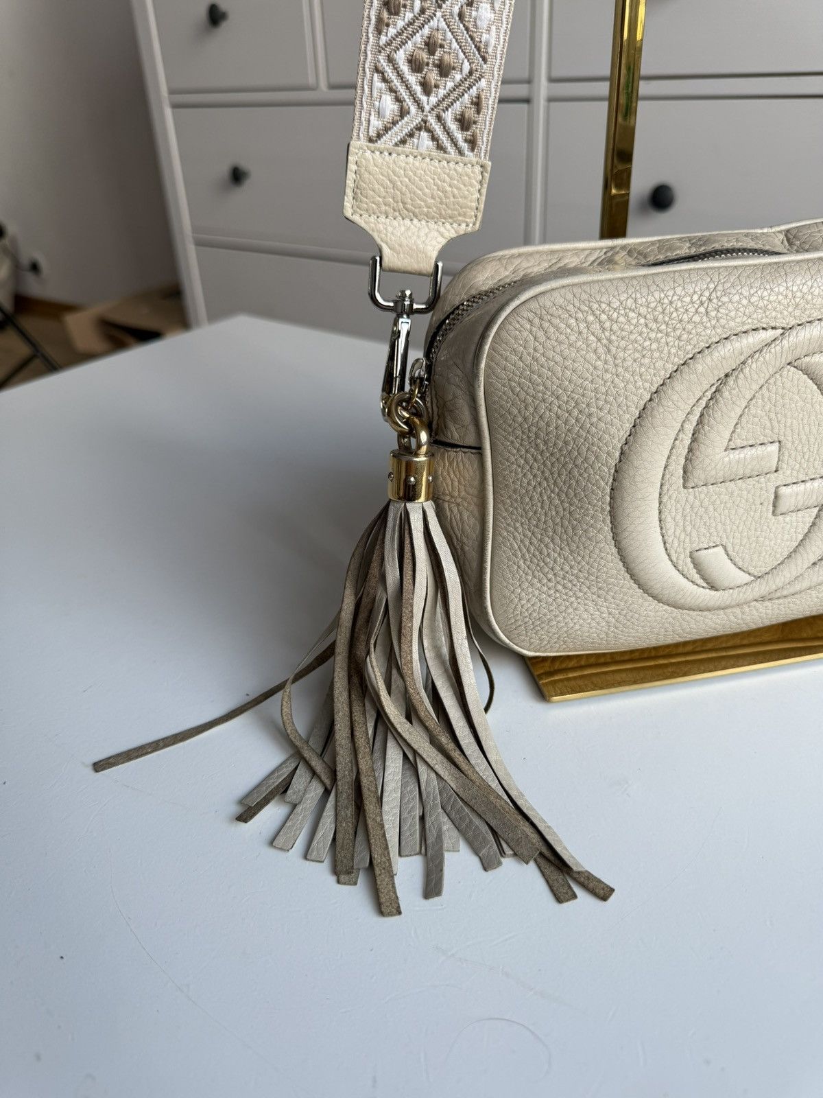 Designer × Gucci Gucci Soho leather shoulder / crossbody bag designer y2k GG Size ONE SIZE - 3 Thumbnail