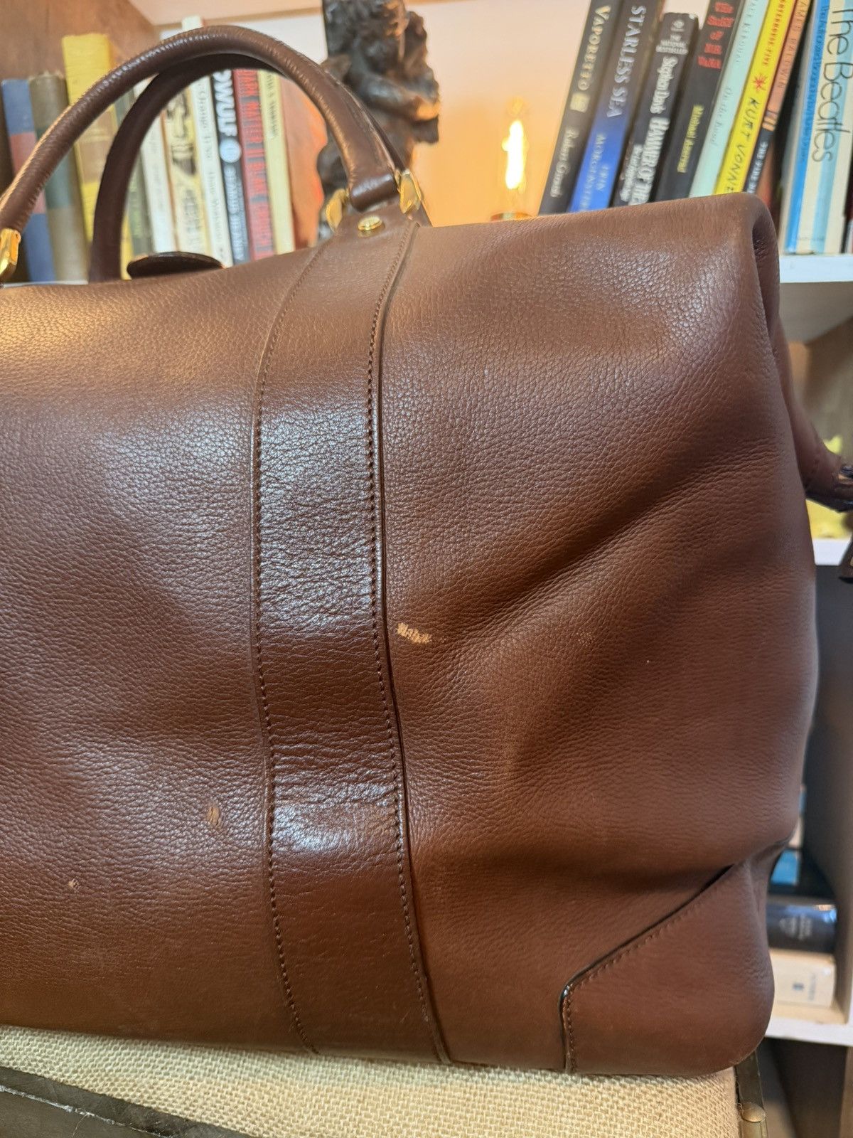 Brioni Brioni Leather Duffel Size ONE SIZE - 7 Thumbnail