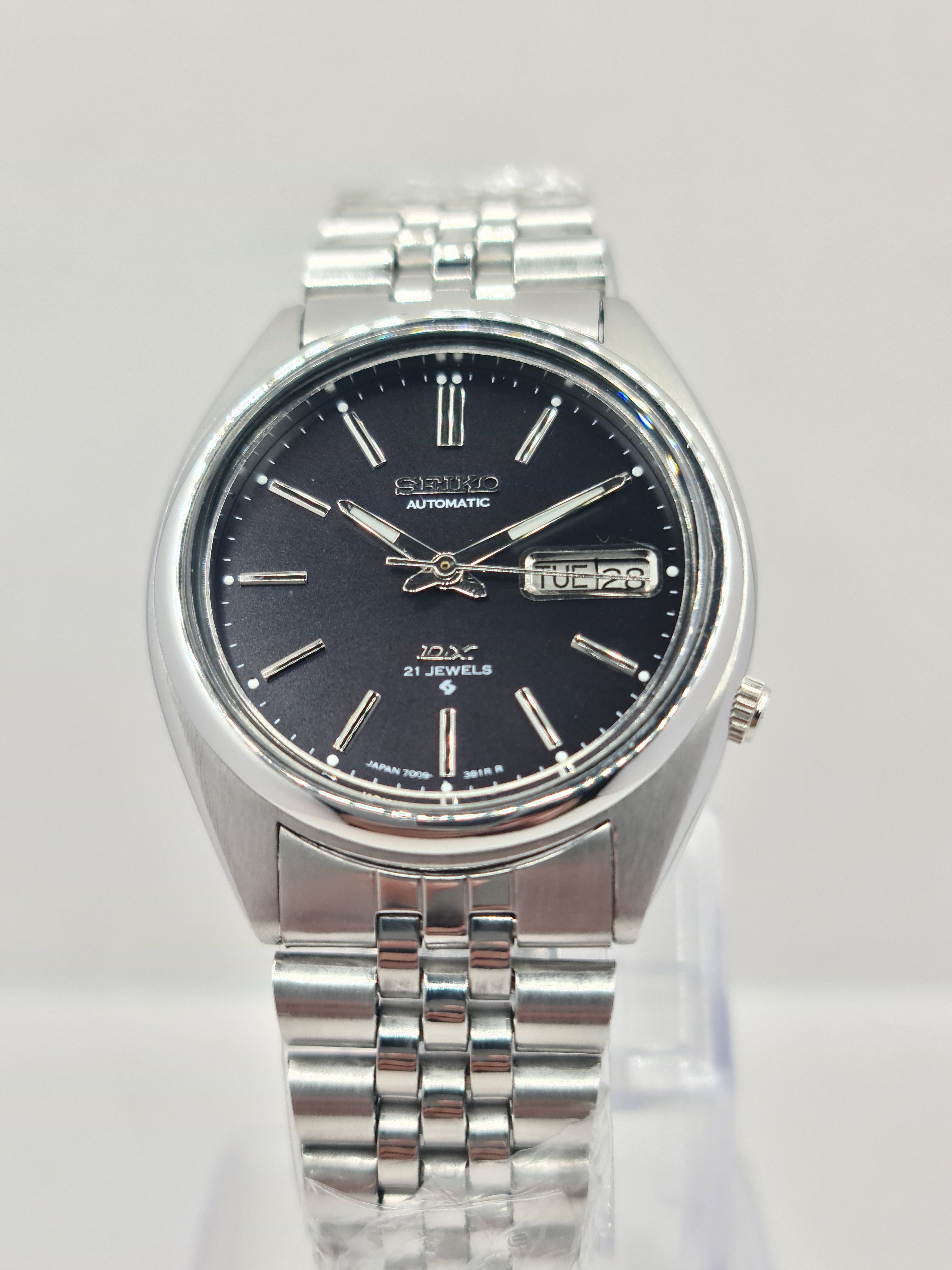 Seiko × Vintage Seiko Automatic Wrist Watch 17Jewels Day/Date Japan Size 36 - 10 Thumbnail