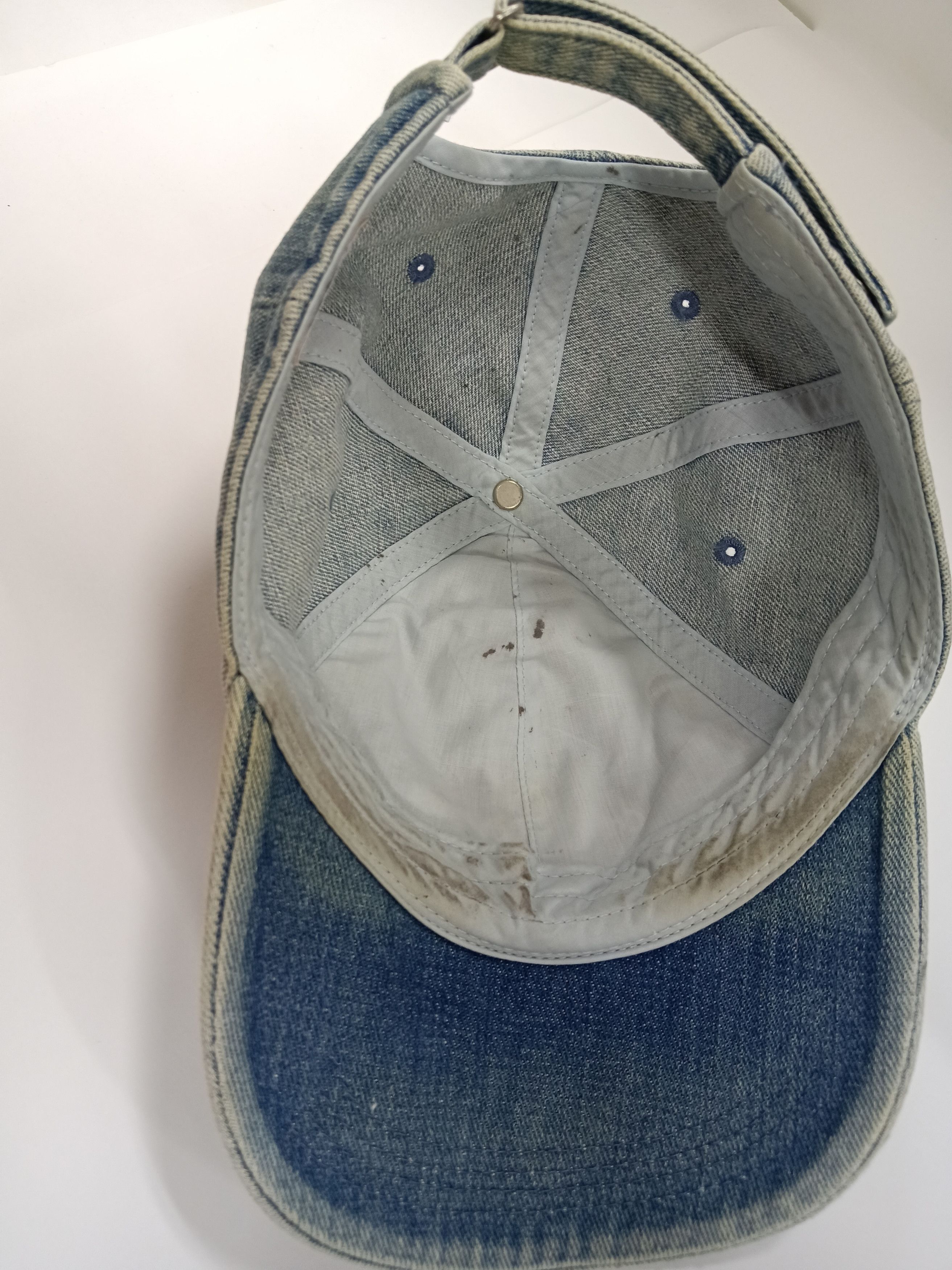 Calvin Klein × Vintage calvin klein blue classics denim cap Size ONE SIZE - 5 Thumbnail