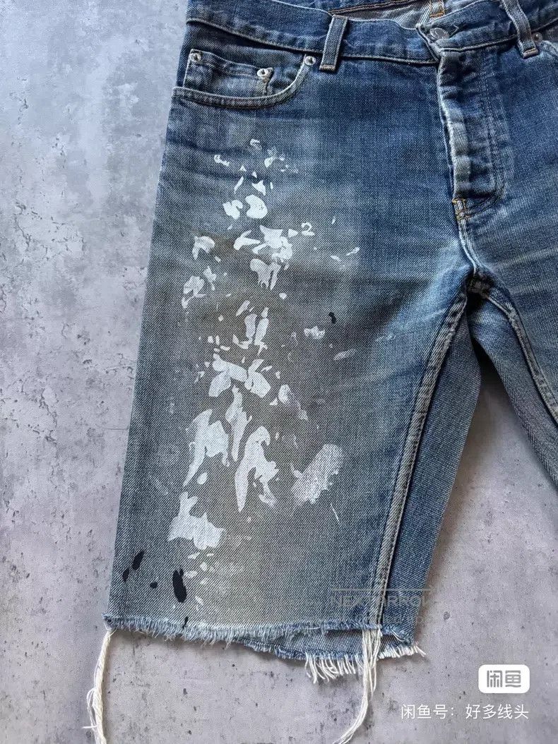 Helmut Lang Helmut Lang Personal Archive Blue Denim Shorts Size US 30 / EU 46 - 3 Thumbnail