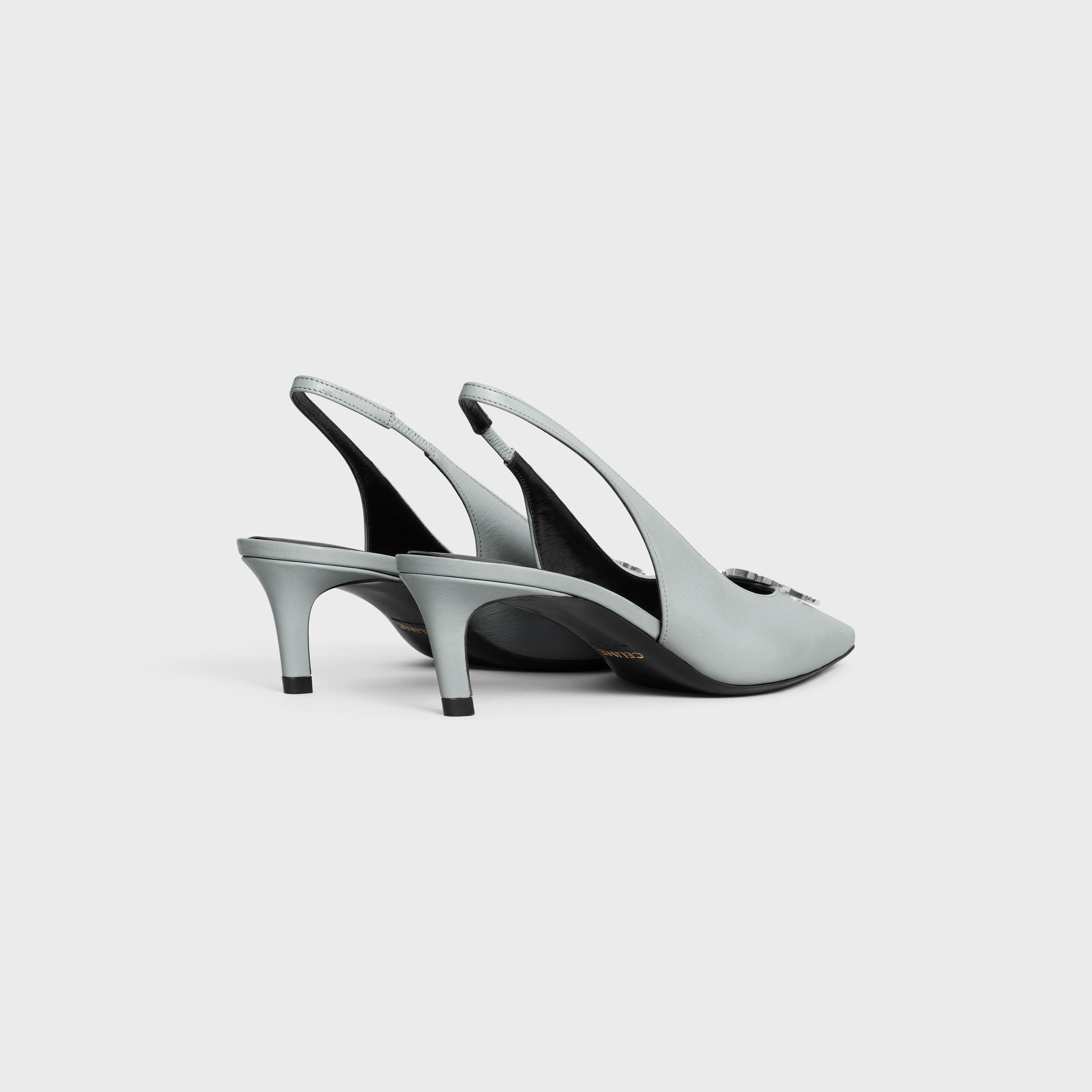 Celine o1bcso1str0925 356833957C Alma Triomphe Slingback in Blue Size US 10 / IT 40 - 3 Thumbnail