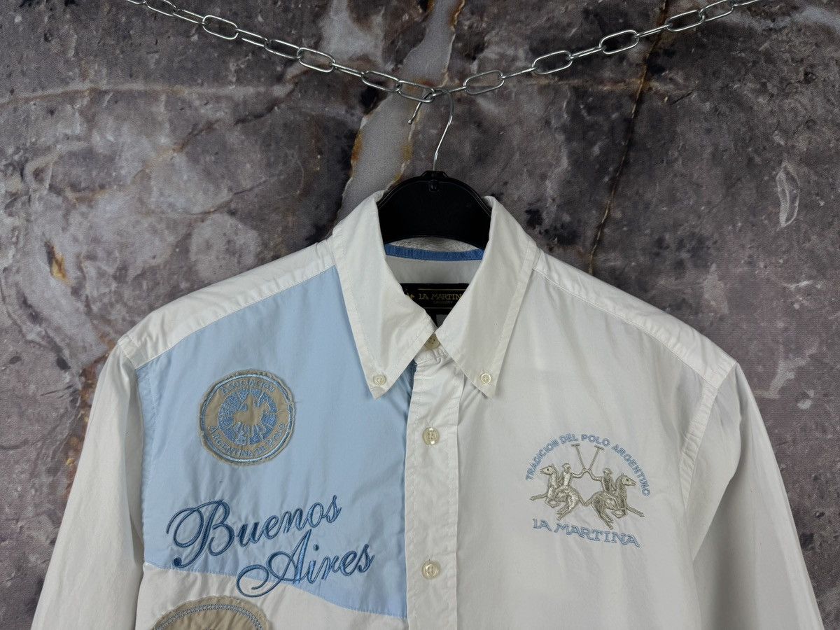 La Martina La Martina Argentina Polo Olimpico LongSleeve Shirt ButtonUp Size US M / EU 48-50 / 2 - 3 Thumbnail
