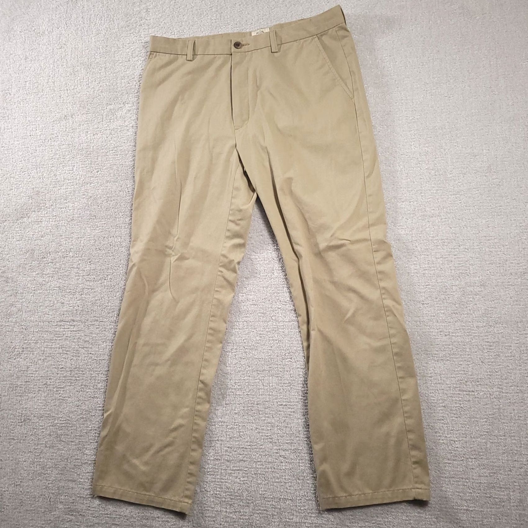 Vintage St. John's Bay Khaki Pants Men's 36X32 Classic Easy Care Chino Tapered Leg Beige Size US 36 / EU 52 - 2 Thumbnail