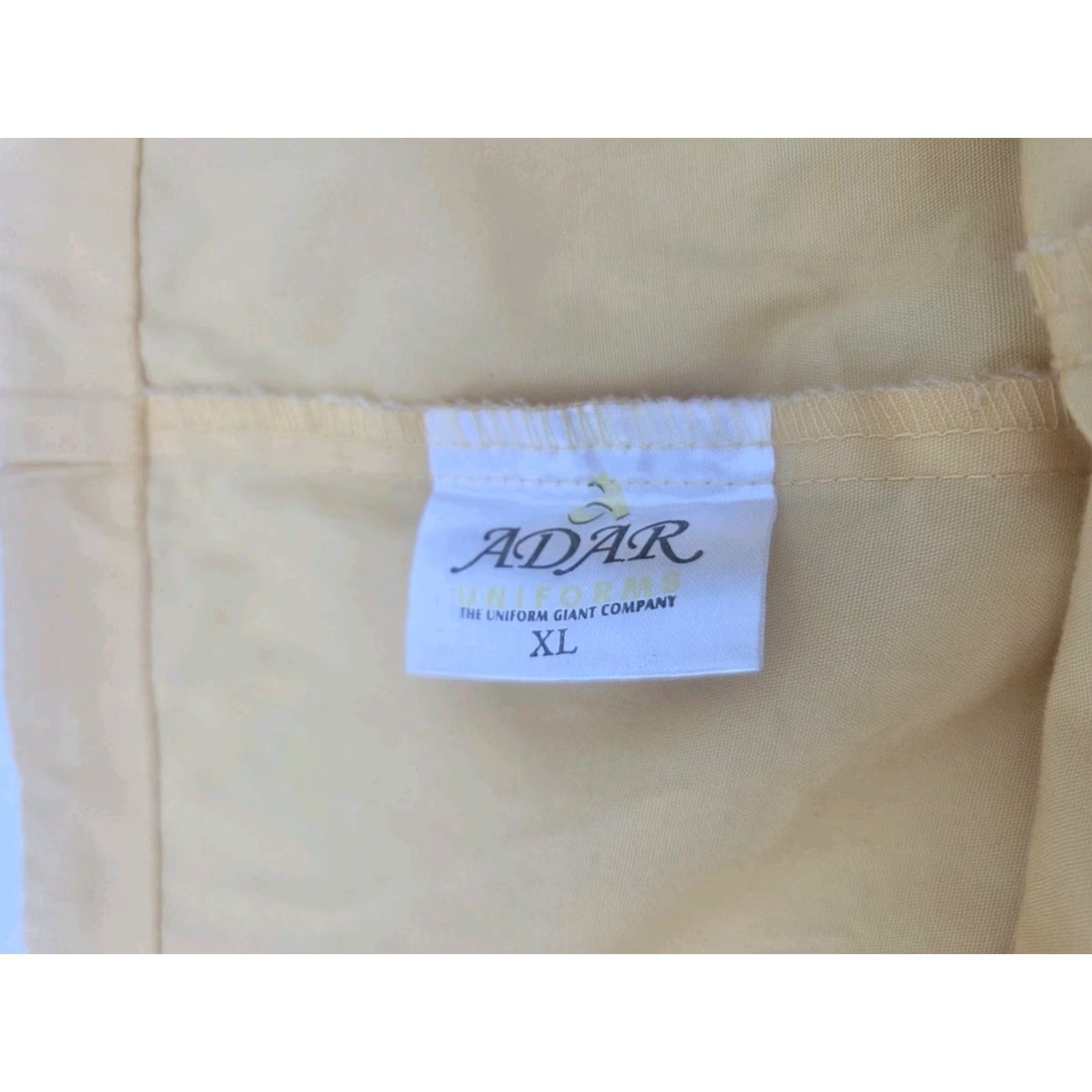 Vintage Adar Scrub Pants Women’s XL Yellow Drawstring Medical Nurse Dental Vet Work Pants Size 40" / US 18 - 5 Thumbnail