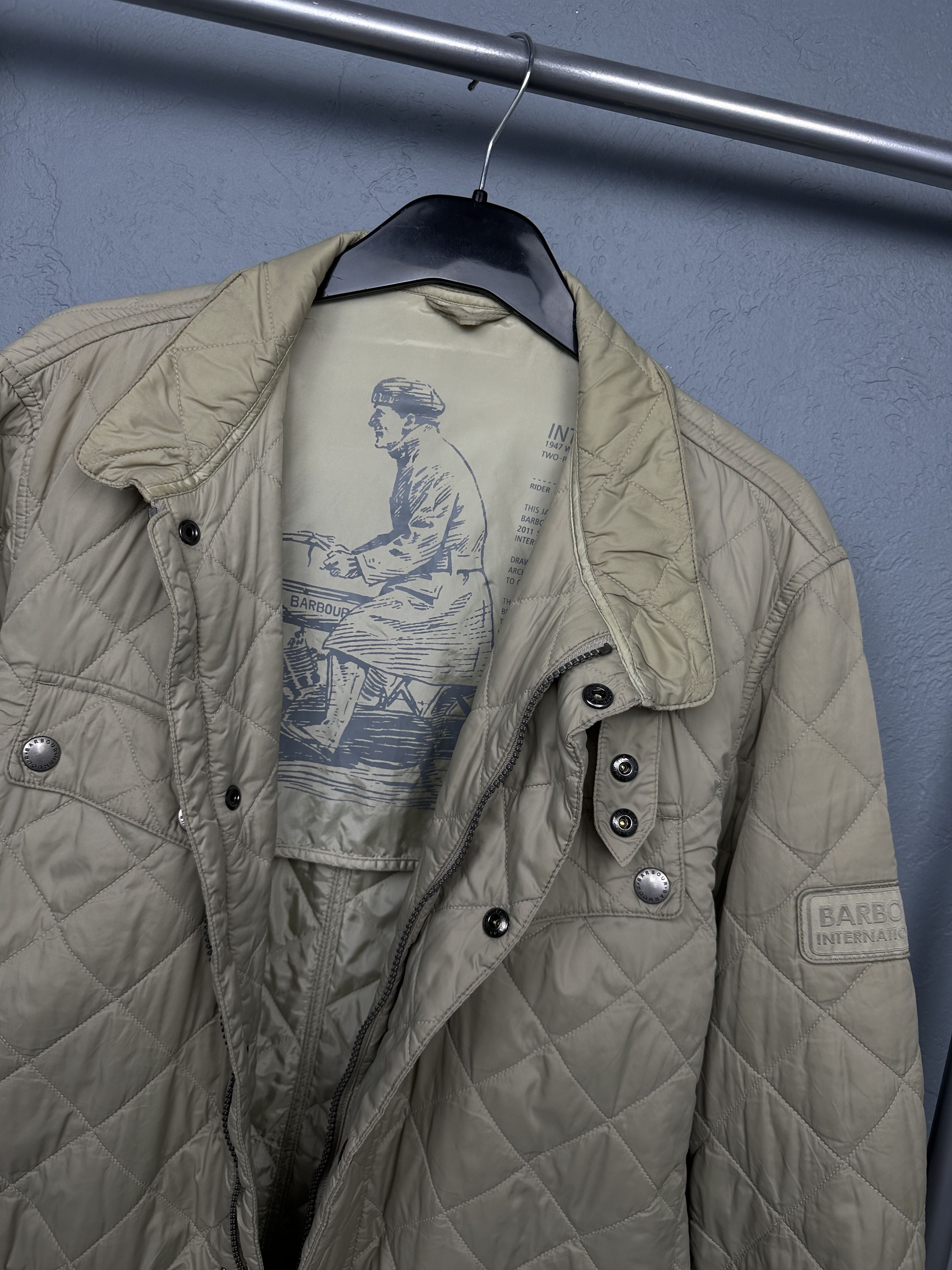 Barbour Barbour International Ariel Mens Quilted Jacket Size US L / EU 52-54 / 3 - 2 Thumbnail