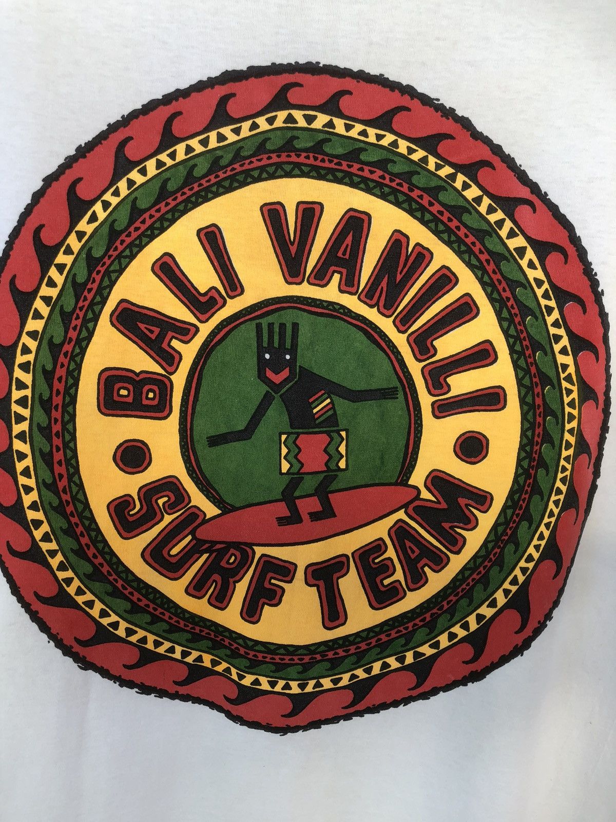 Vintage Vintage 90s BALI VANILLI surf team Surfing Tee Size US XL / EU 56 / 4 - 4 Thumbnail