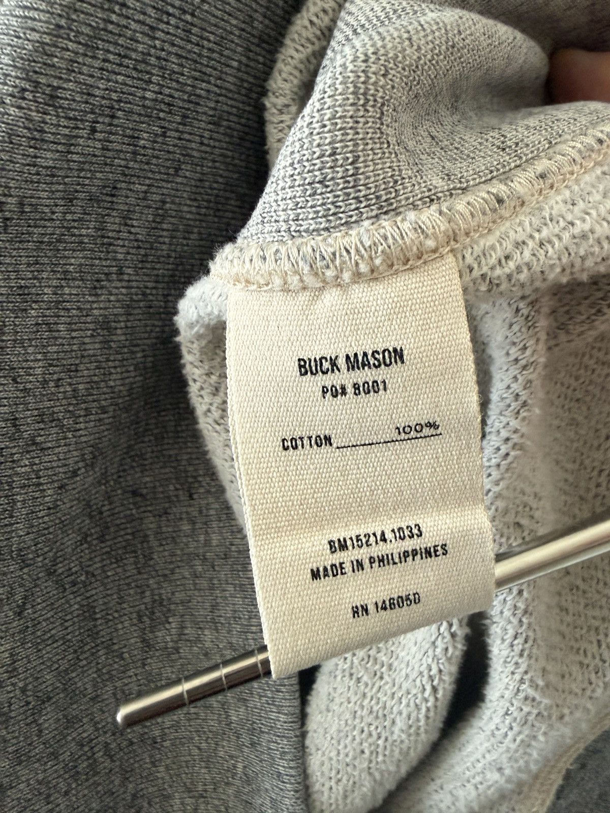 Buck Mason Buck Mason Welterweight Hooded Sweatshirt Size US XL / EU 56 / 4 - 5 Thumbnail