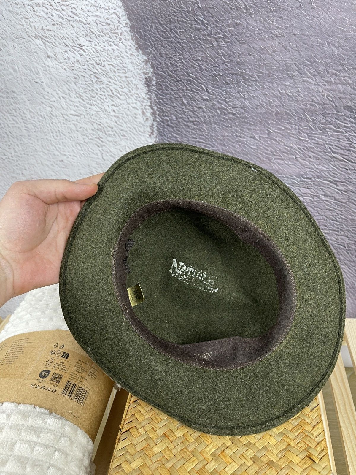 Vintage Bollman USA The natural 100% wool made in USA hat vintage Size ONE SIZE - 9 Thumbnail