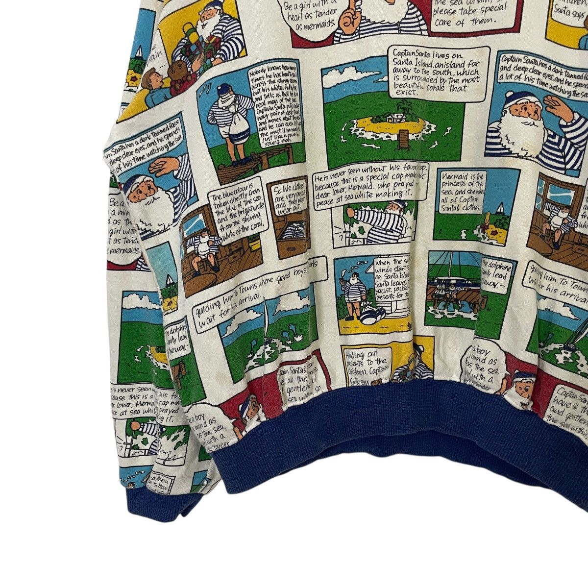 Cartoon Network Vintage 90s Captain Santa Club Sweatshirt Size US XL / EU 56 / 4 - 3 Thumbnail