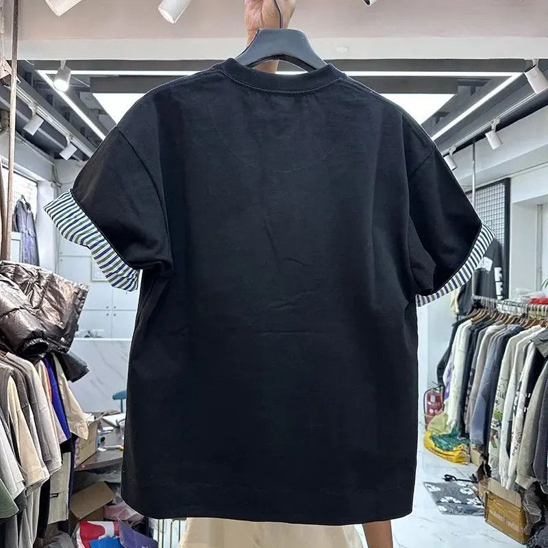 Japanese Brand × Vintage Streetwear Stripe Under Basic Tee Size US L / EU 52-54 / 3 - 5 Thumbnail